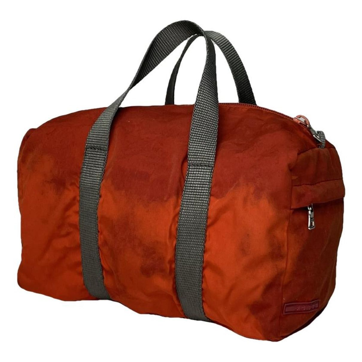 Prada Diagramme Orange Polyester Handbag Size ONE SIZE - 1 Thumbnail