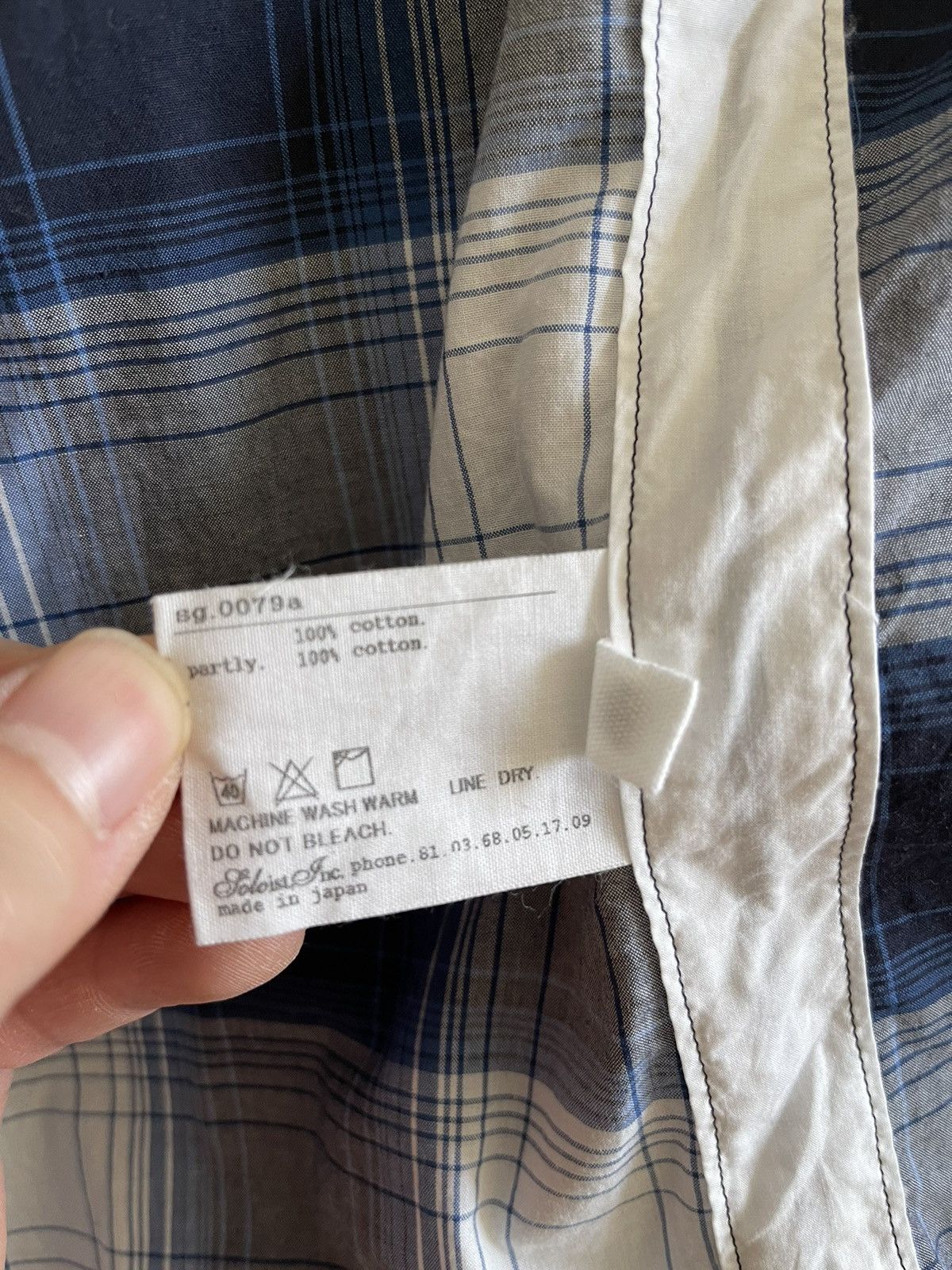 Takahiromiyashita The Soloist. TheSoloist 14SS Check Shirt Size US M / EU 48-50 / 2 - 5 Thumbnail