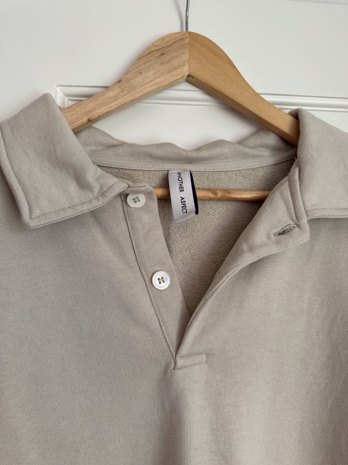 Another Aspect Another Aspect cream polo Size US XXL / EU 58 / 5 - 4 Thumbnail
