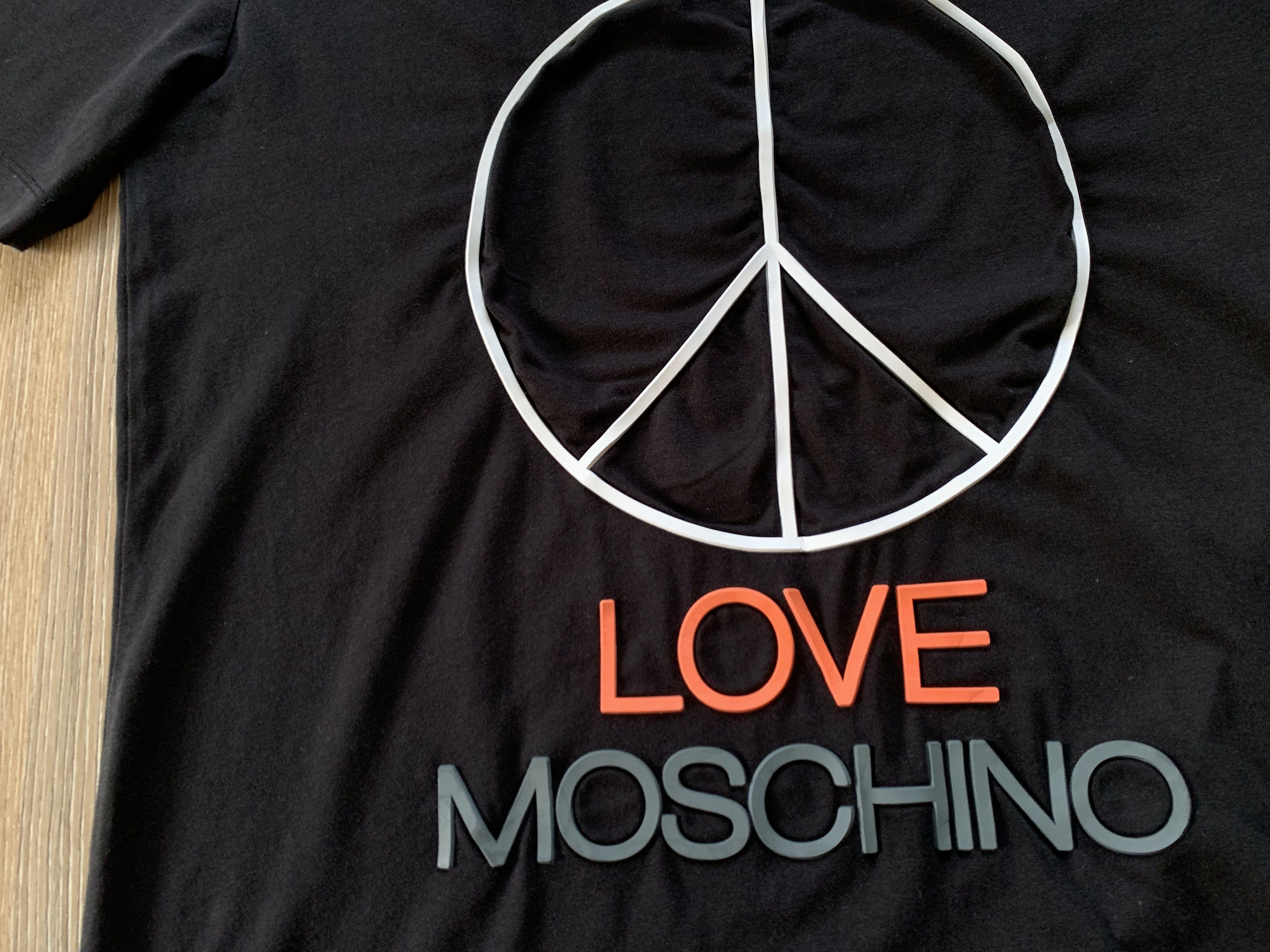 Moschino Vintage Love Moschino Cotton Stretch 3D Printed T-Shirt Size US L / EU 52-54 / 3 - 4 Thumbnail