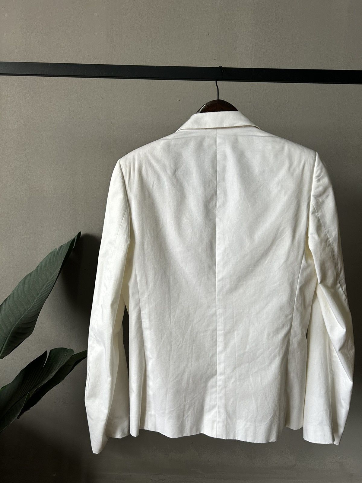 Dior Dior Hedi Slimane White Blazer Size S / US 4 / IT 40 - 2 Thumbnail