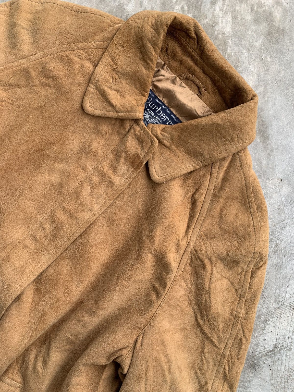 Burberry × Vintage Vintage Genuine Leather Jacket By Burberrys Size US M / EU 48-50 / 2 - 18 Thumbnail