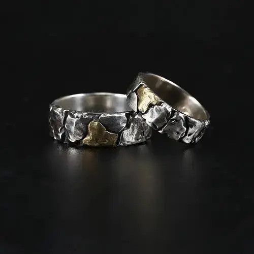 Vintage Father Vintage Adjustable Crack Flaw Ring Size ONE SIZE - 2 Thumbnail