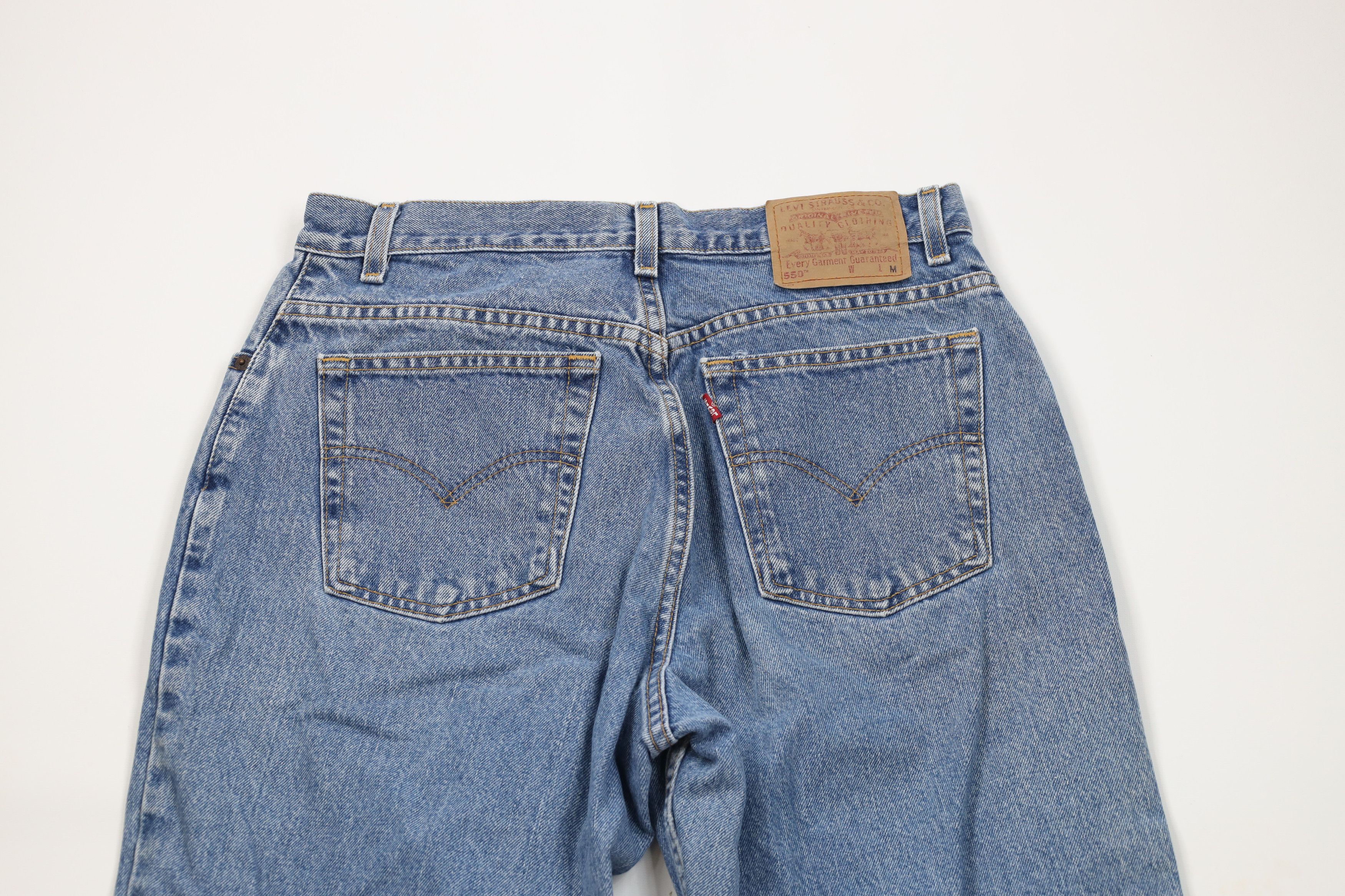 Levi's × Vintage Vintage Y2K 2002 Levis 550 Relaxed Fit Tapered Leg Jeans Size 36" / US 14 / IT 50 - 12 Thumbnail