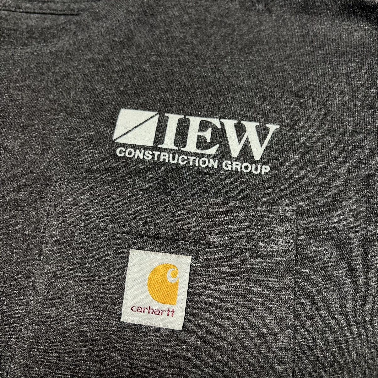 Carhartt Carhartt Tee Shirt Grey Long Sleeve Original Pocket Workwear Size US L / EU 52-54 / 3 - 4 Thumbnail