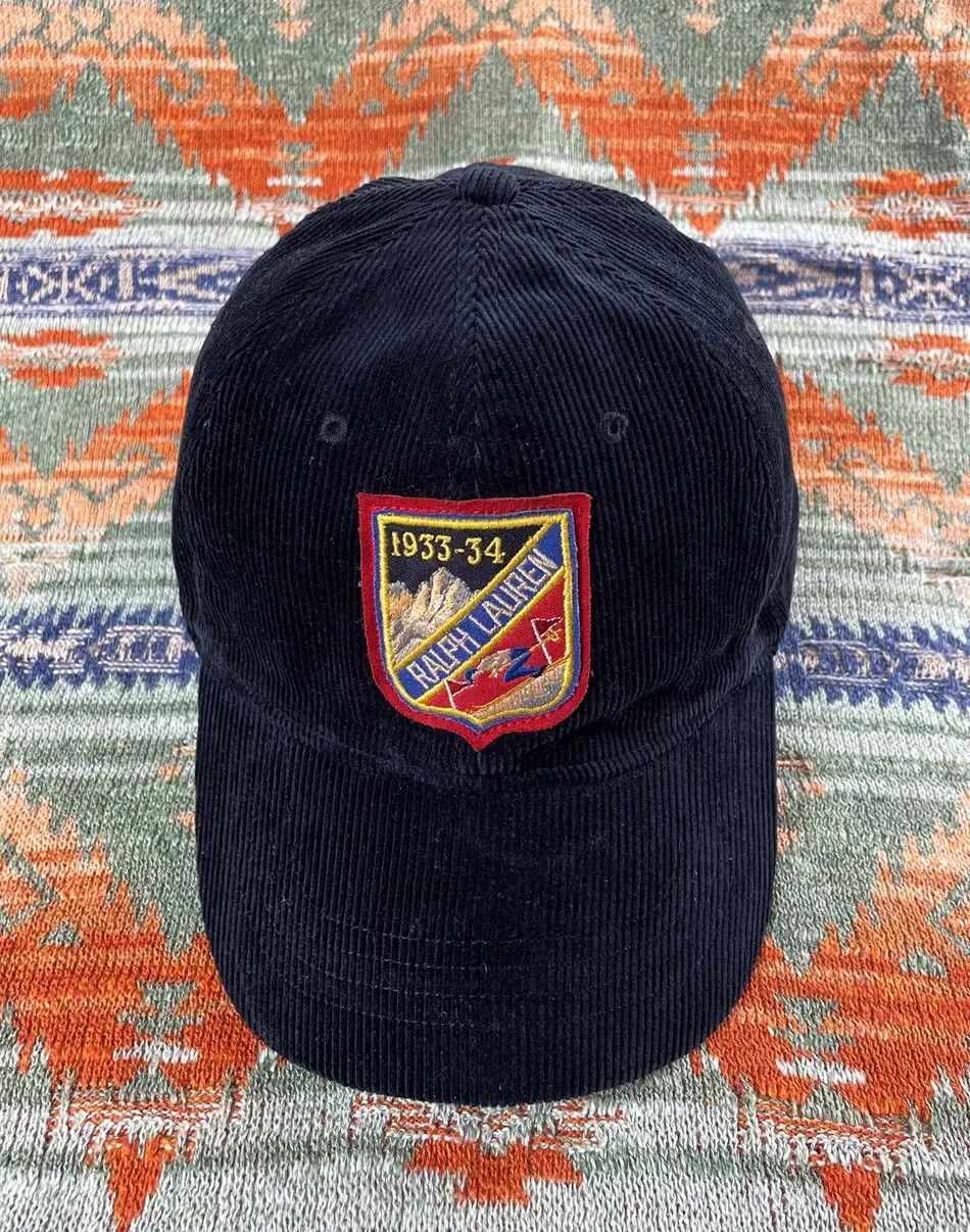 Polo Ralph Lauren Polo Ralph Lauren Corduroy Ski theme Baseball Cap Hat Size ONE SIZE - 1 Thumbnail