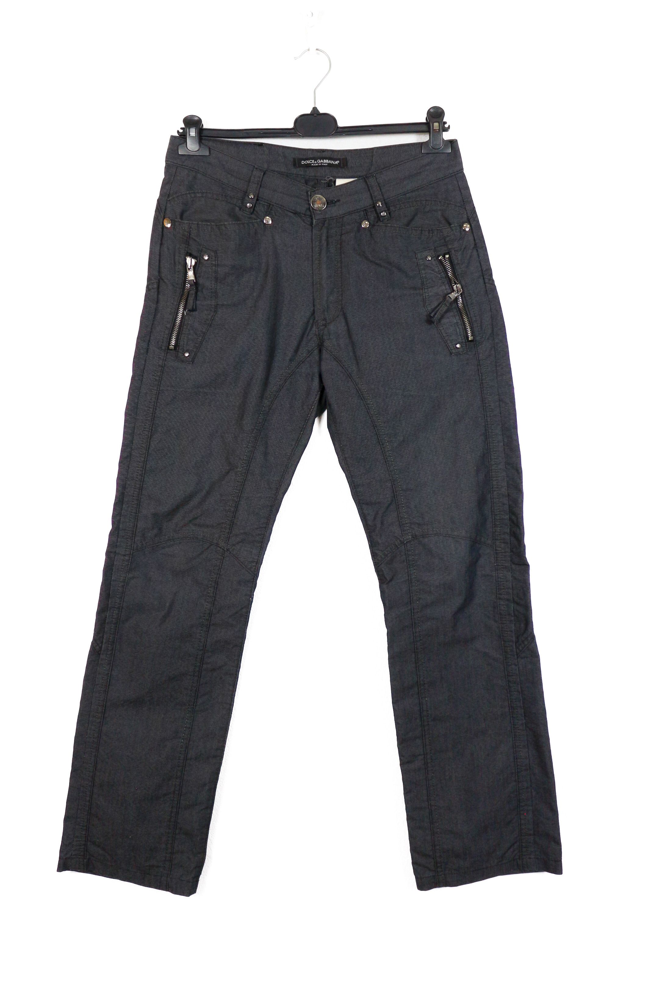 Dolce & Gabbana Archive Dolce & Gabbana Logo Avant Garde Pants Y2K Size 29" - 1 Thumbnail