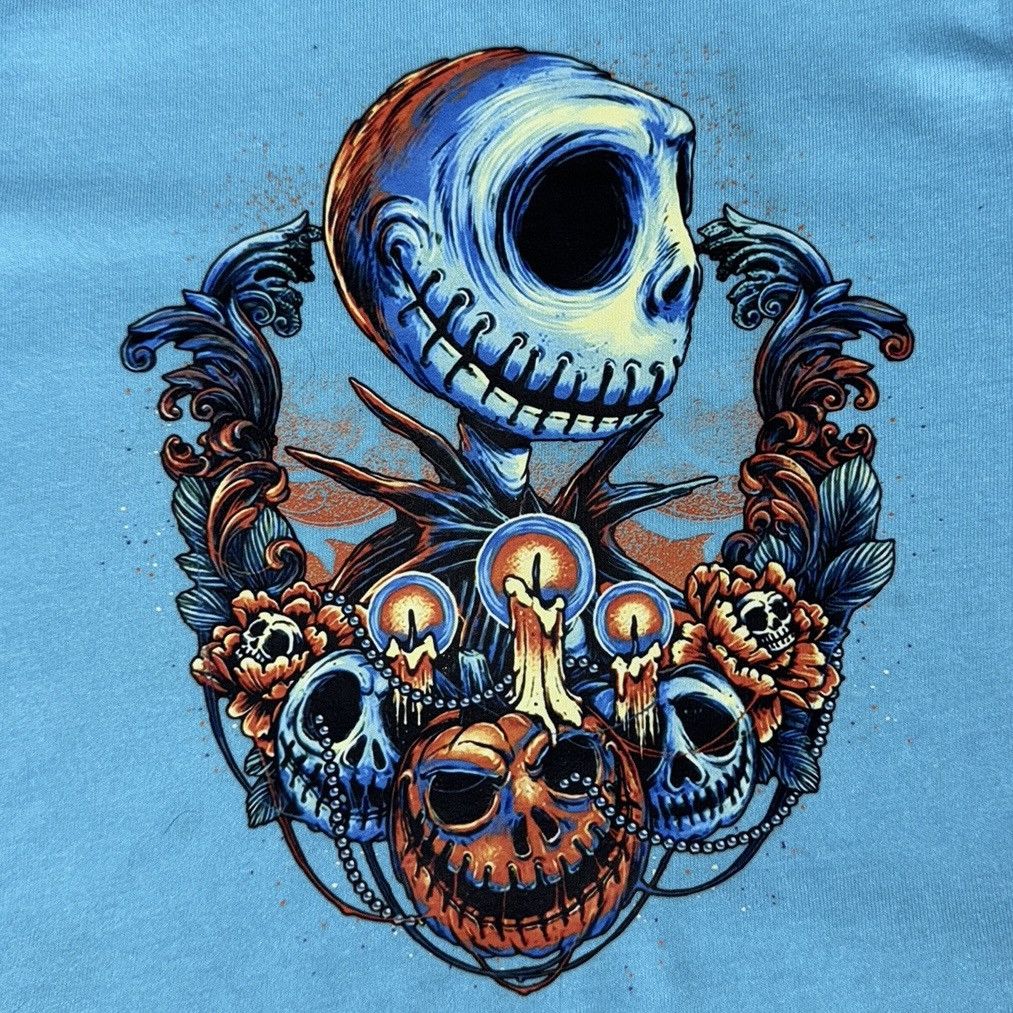 Vintage Nightmare Before Christmas, Custom, Retro Fitted Tee Size L / US 10 / IT 46 - 7 Thumbnail