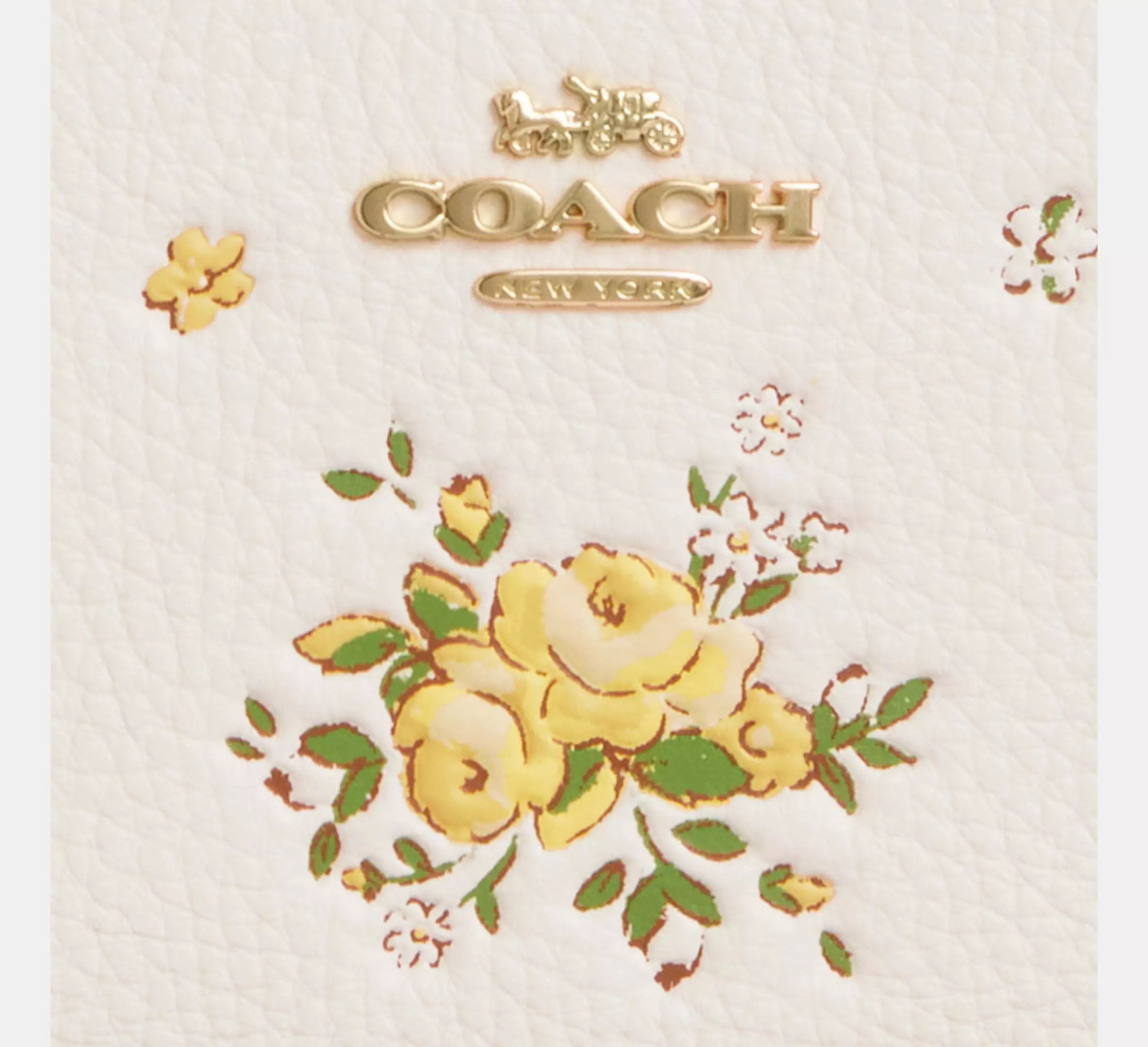 Coach Long Zip Around Wallet With Floral Print CAO89 Size ONE SIZE - 9 Thumbnail