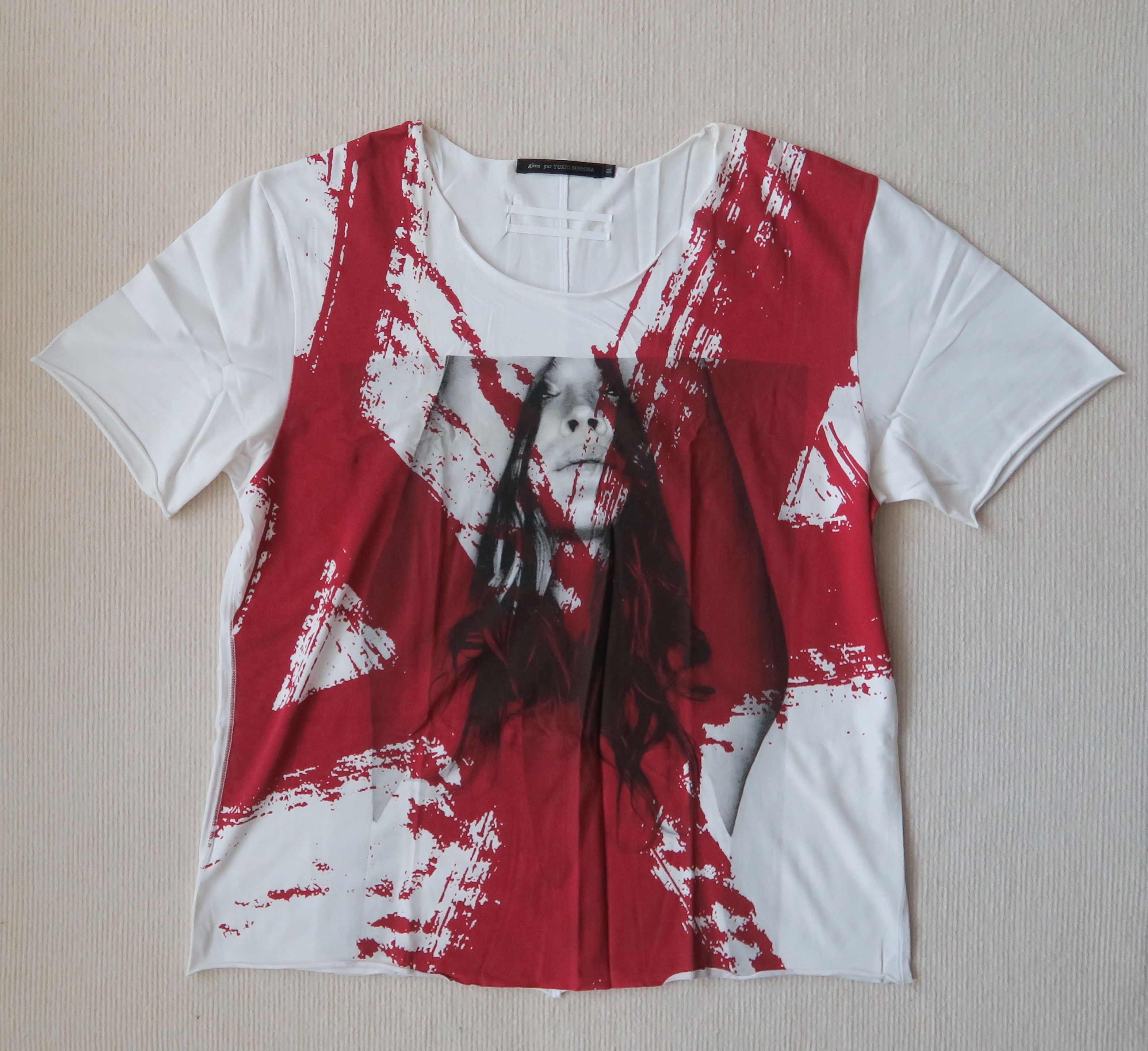 Gene Par Yukio Mishiba gene par YUKIO MISHIBA Japan Spatter Paint Portrait T-Shirt Size US L / EU 52-54 / 3 - 1 Thumbnail