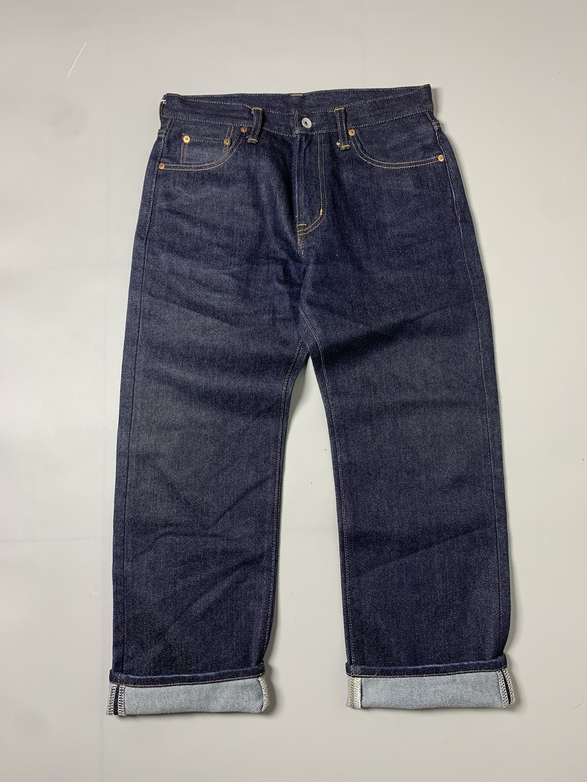 Iron Heart IRON HEART 634Z — 21 oz EXTRA HEAVY JAPANESE BIKER DENIM Size US 32 / EU 48 - 9 Thumbnail