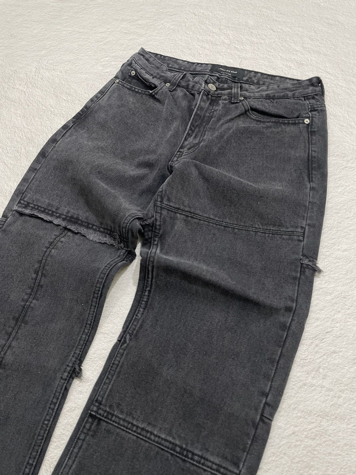Japanese Brand 2000s Eight Six Road Washed Denim Size US 28 / EU 44 - 2 Thumbnail