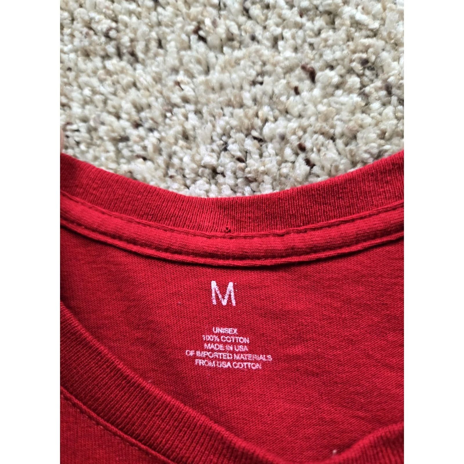 Apple VINTAGE Apple T Shirt Medium Red Short Sleeve Crew Neck Cotton Graphic Employee Size US M / EU 48-50 / 2 - 3 Thumbnail