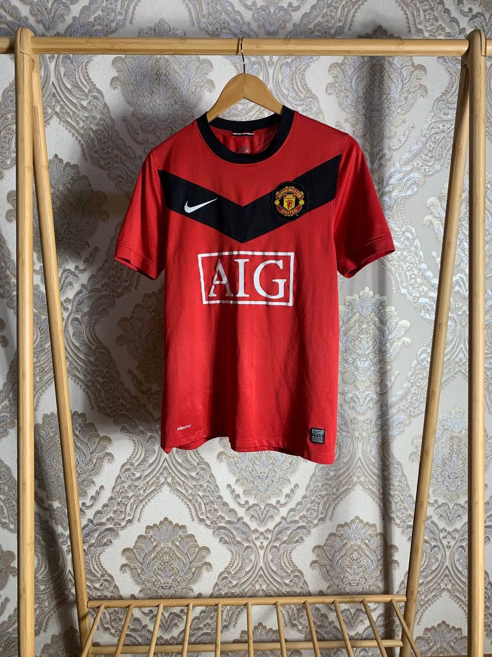 Pre-owned Nike X Vintage Very Nike Fc Manchester United Ronney Soccer Jersey Y2k In Red