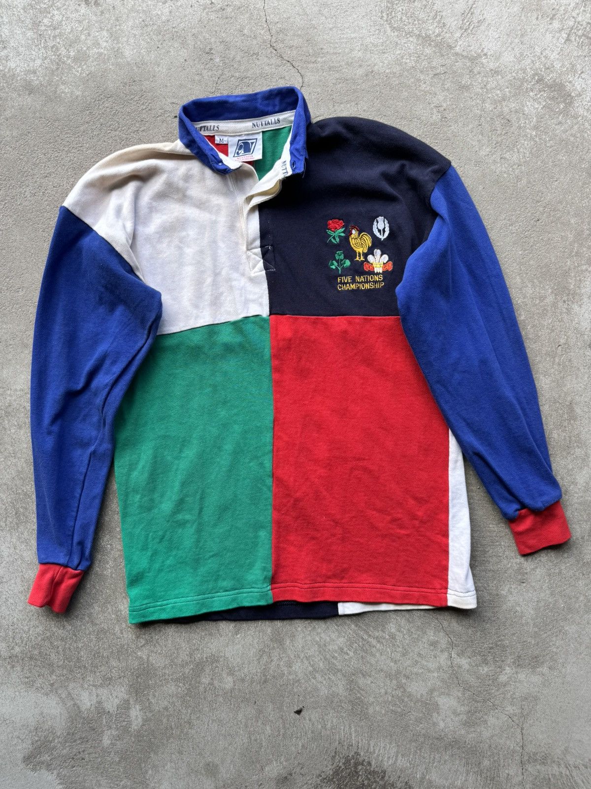 Rugby Vintage 90s Polo Five Nations Championship