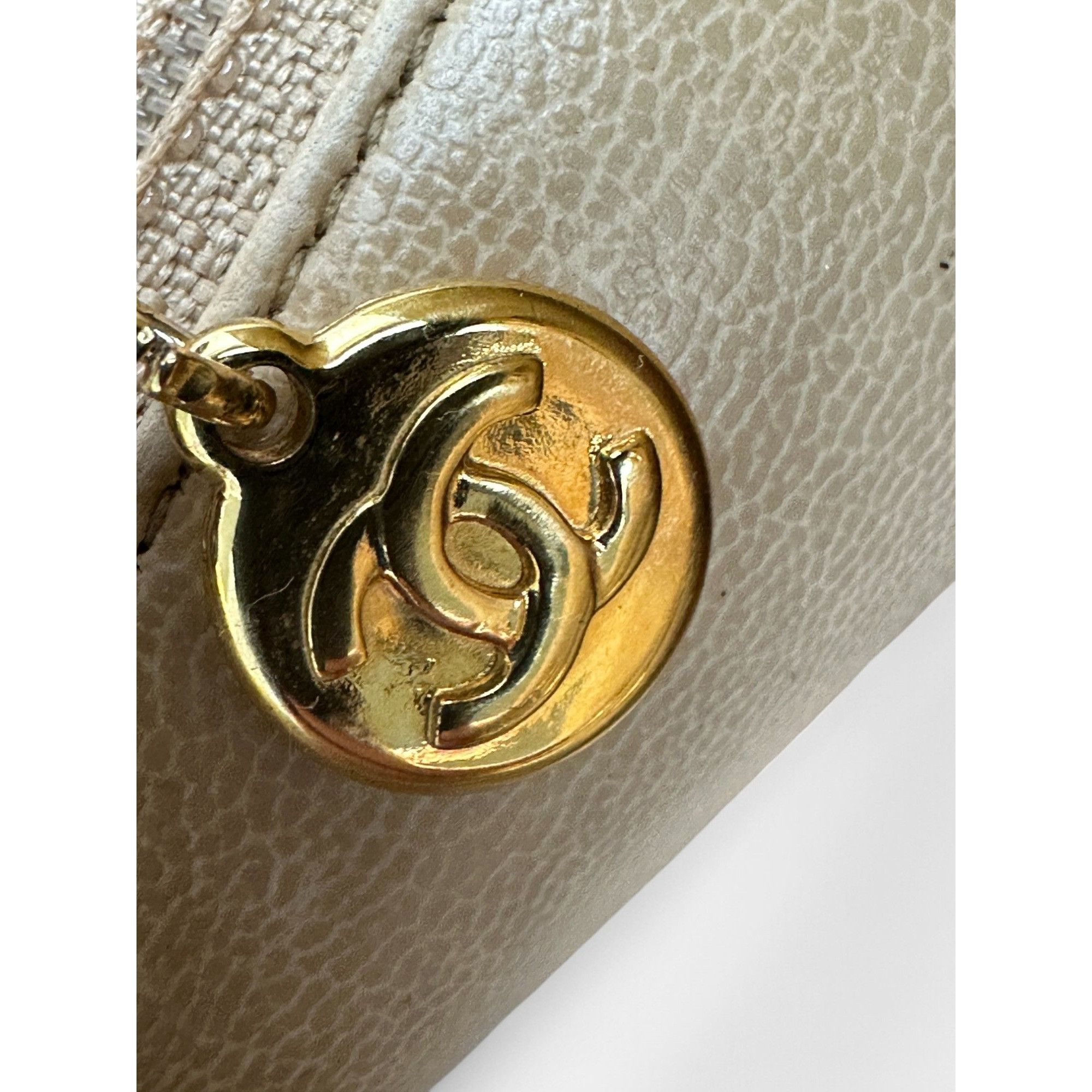 Chanel Chanel Beige Quilted Lambskin Size ONE SIZE - 12 Thumbnail