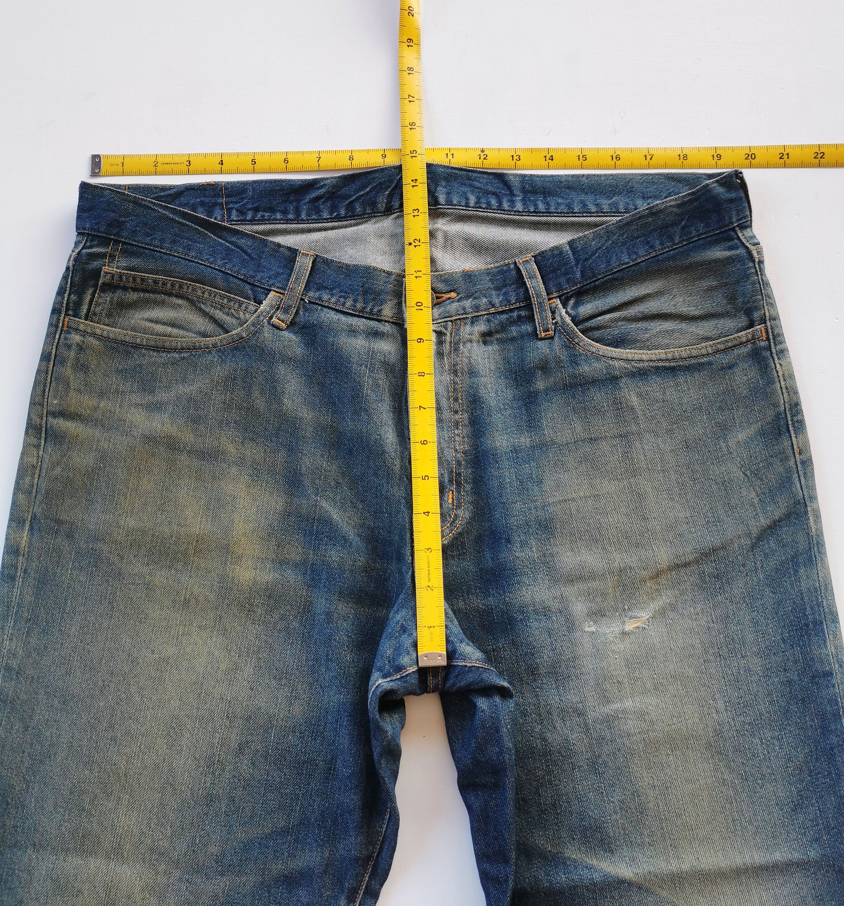 Le Grande Bleu (L.G.B.) Vintage Mudwash United Palette Jeans Size US 39 - 10 Thumbnail