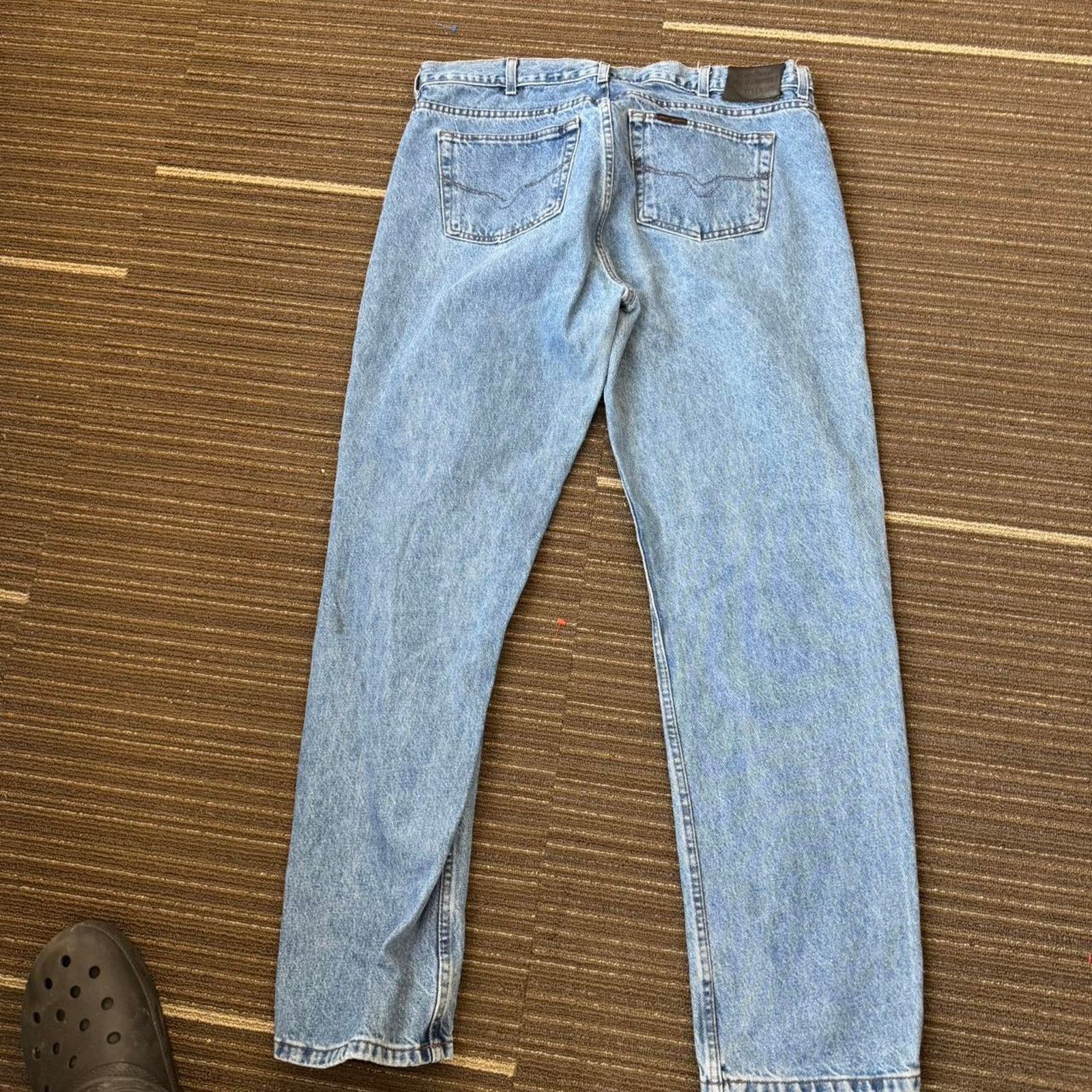 Harley Davidson Light blue vintage Harley Davidson Motorcycle denim jeans Size US 40 / EU 56 - 4 Thumbnail