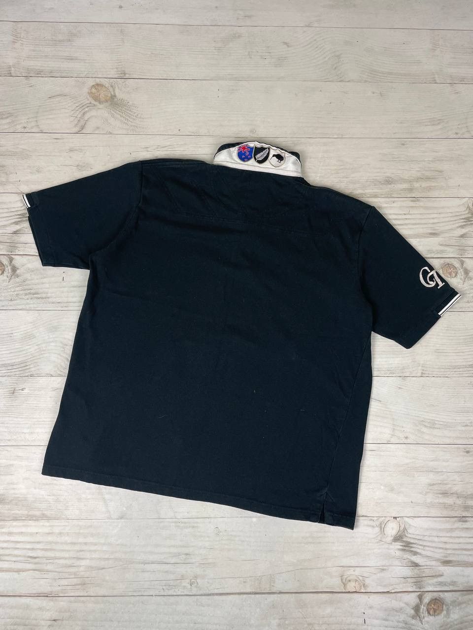 Cotton Traders Vintage Cotton Traders All Black New Zealand Rugby Shirt Size US XXL / EU 58 / 5 - 15 Thumbnail