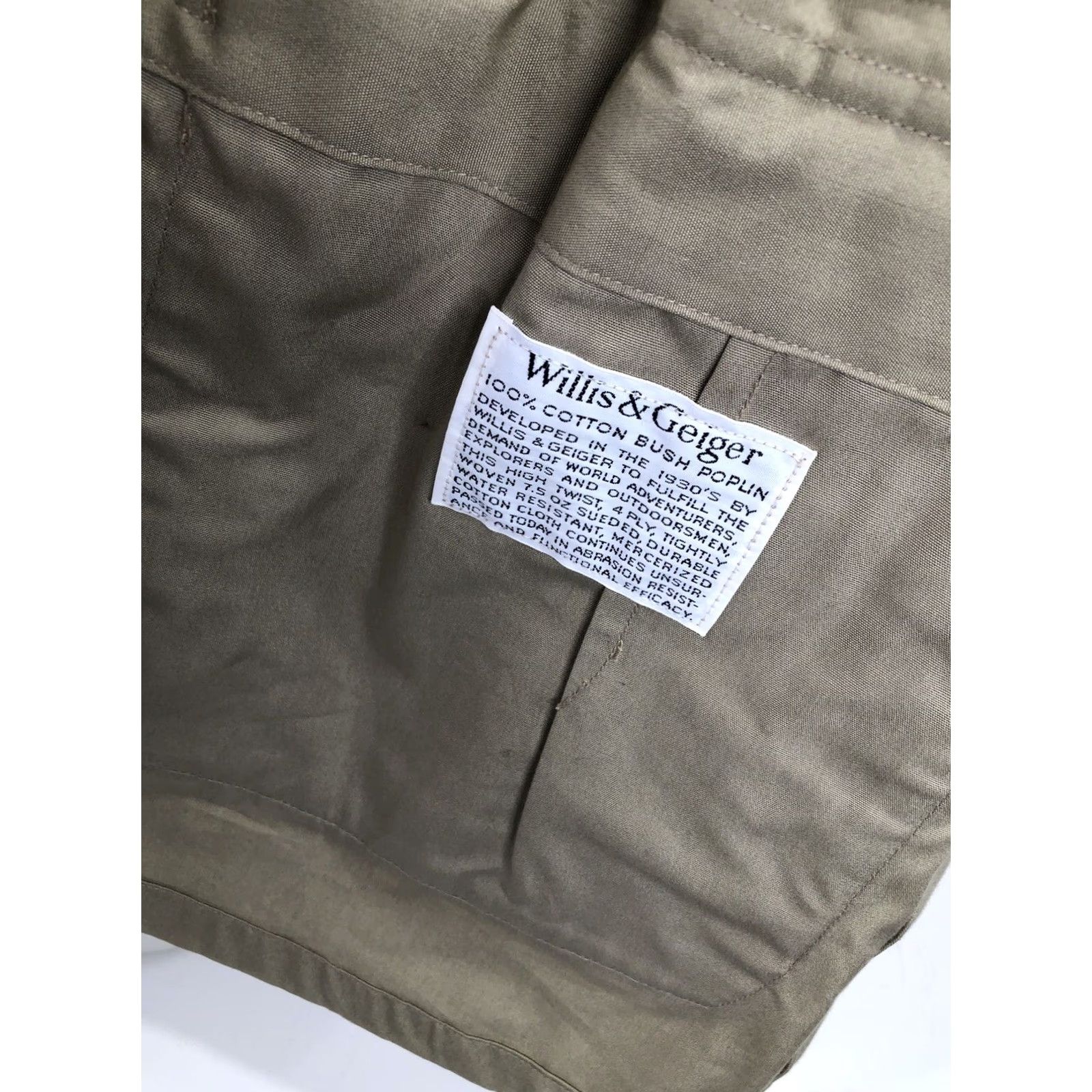 Vintage WILLIS & GEIGER Safari Jacket Shirt Womens S Khaki / Slightly Greenish Tan Grace Kelly The Legend NEW w TAGS Bush Poplin Safari Jacket Size S / US 4 / IT 40 - 7 Thumbnail