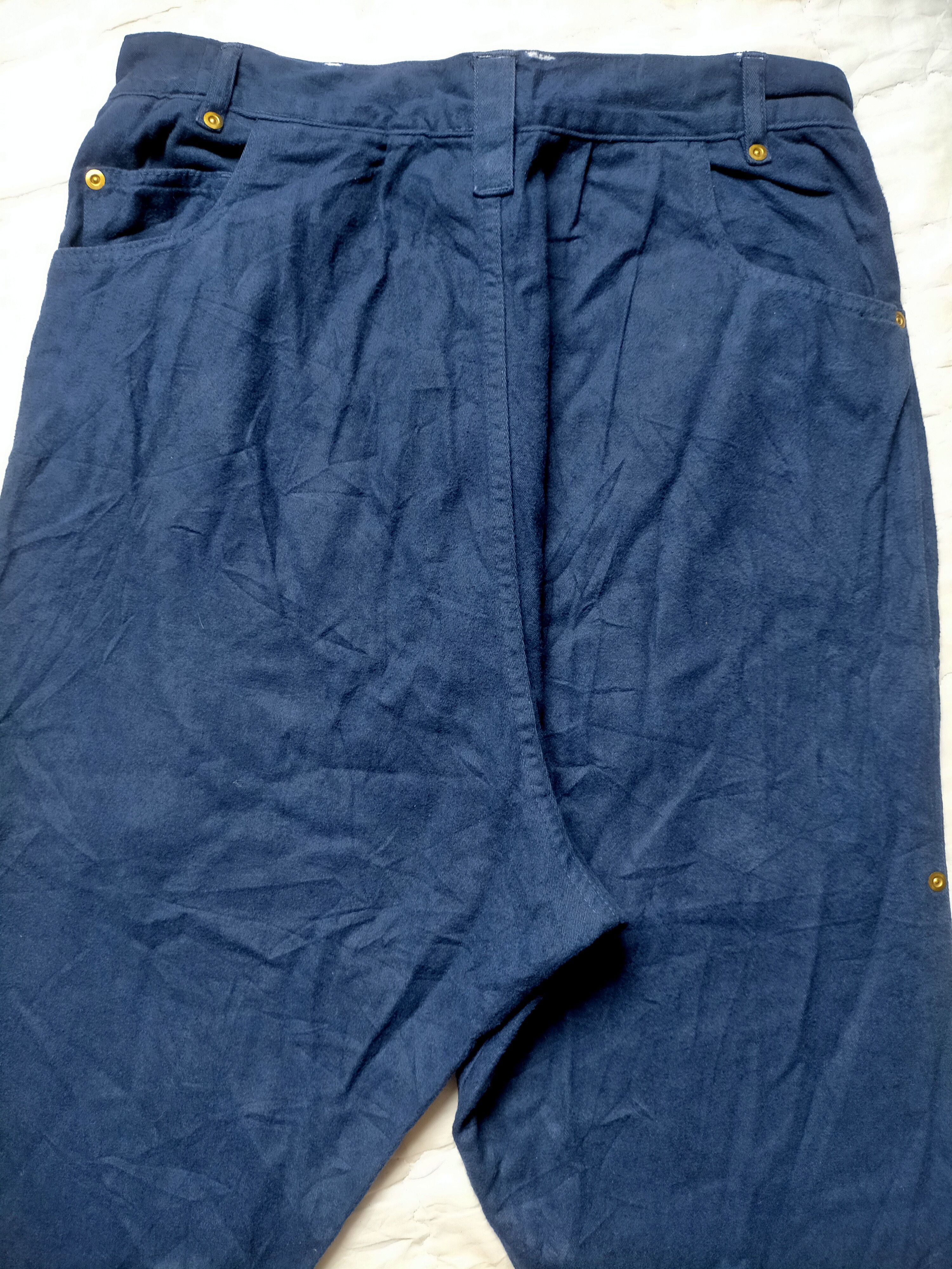 Issey Miyake Mercibeaucop Drop Cropth Suede Cotton Parachute Pants Size US 30 / EU 46 - 13 Thumbnail