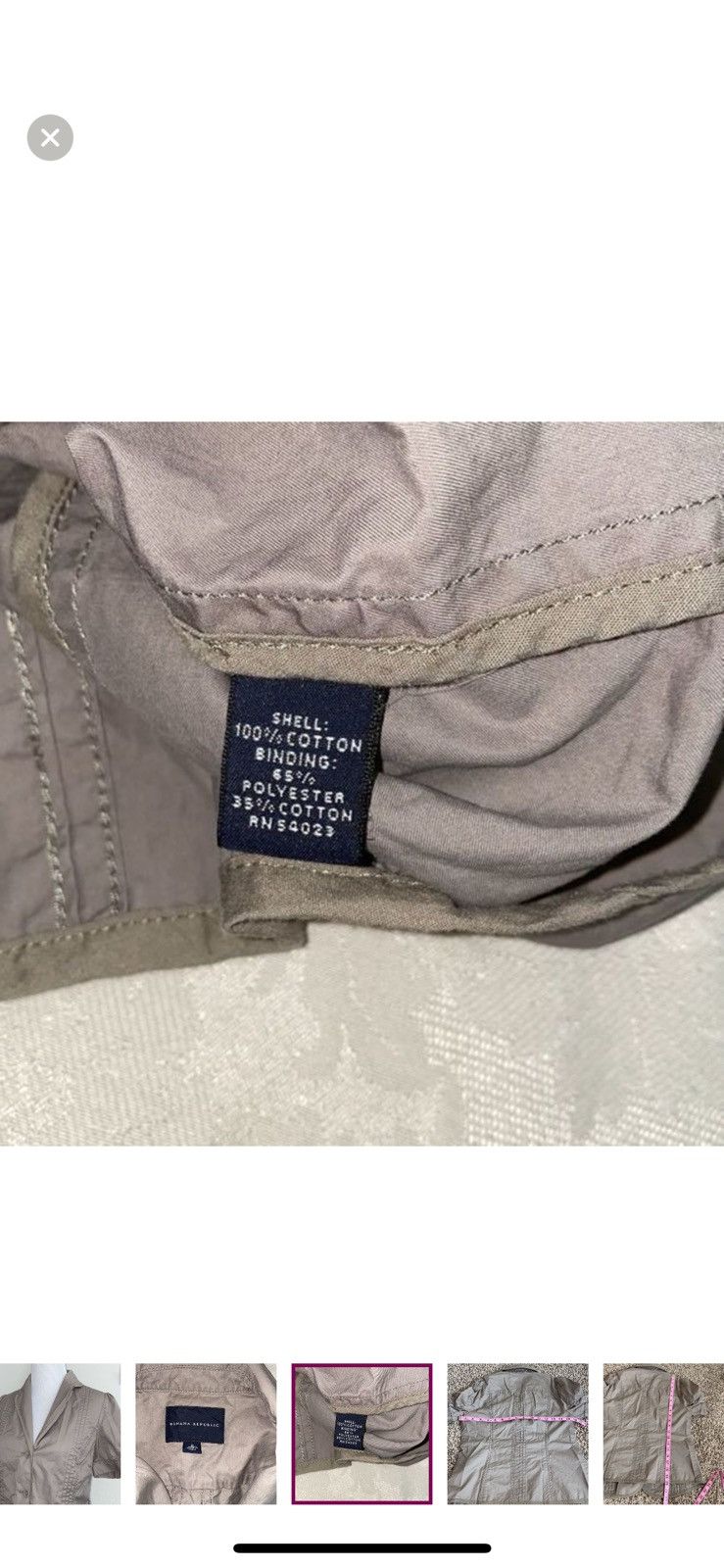 Banana Republic Banana republic short sleeved button blazer size 2 Size XS / US 0-2 / IT 36-38 - 5 Thumbnail