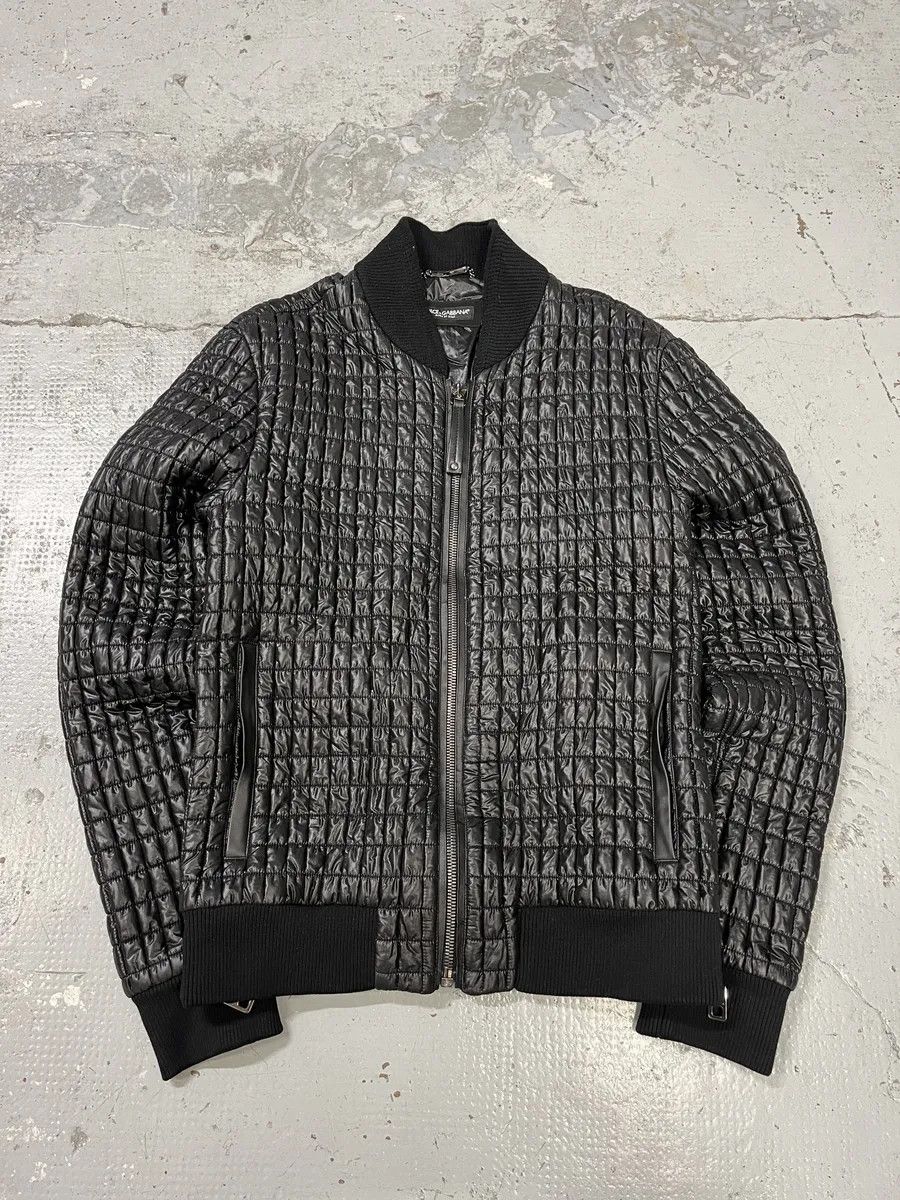 Dolce & Gabbana 2010s Dolce & Gabbana Black Quilted Light Jacket Size US L / EU 52-54 / 3 - 6 Thumbnail