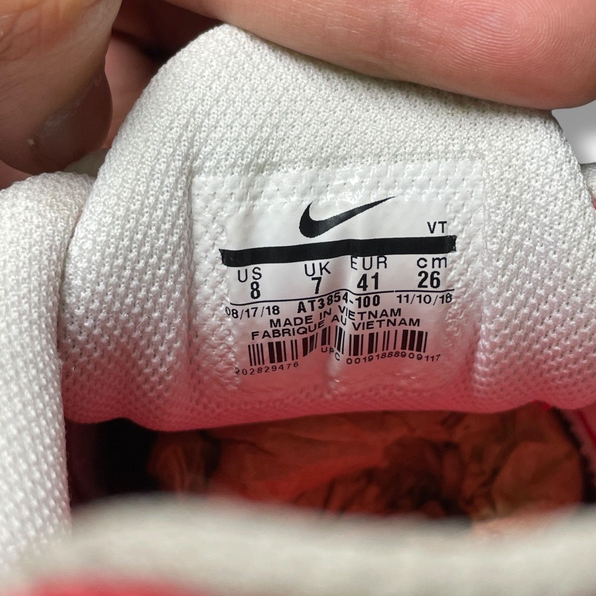 Nike × Supreme Supreme x Nike Air Max 98 Tailwind 4 University Red Sneakers Size US 8 / EU 41 - 8 Thumbnail
