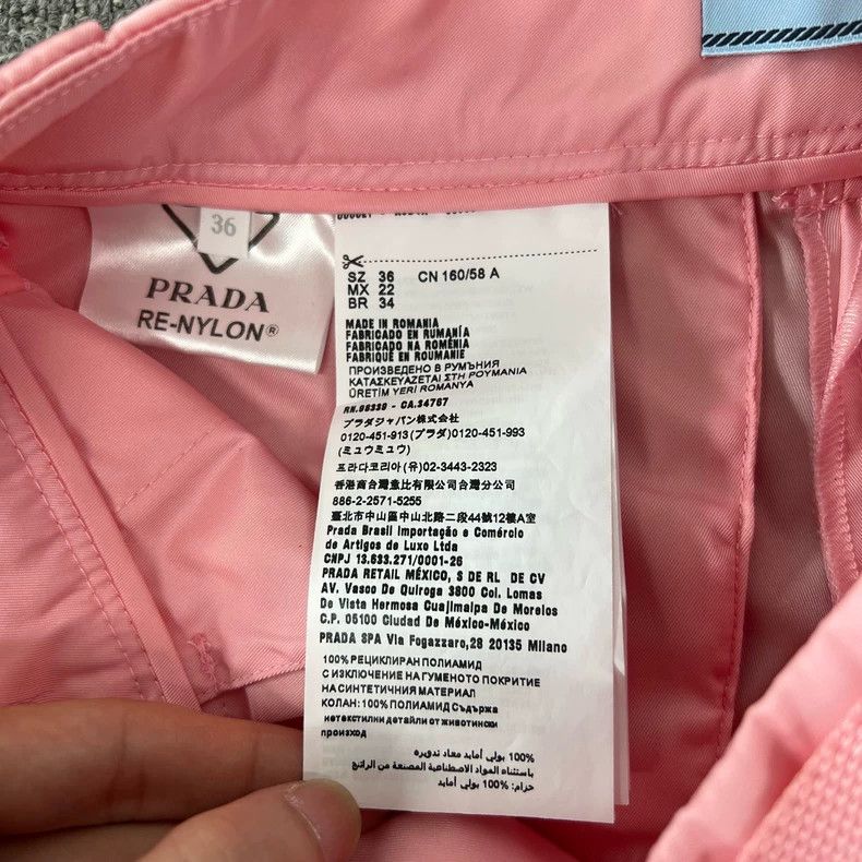 Prada Prada Recycled nylon triangle bag shorts 2502-Nextarrow Size US 36 / EU 52 - 6 Thumbnail