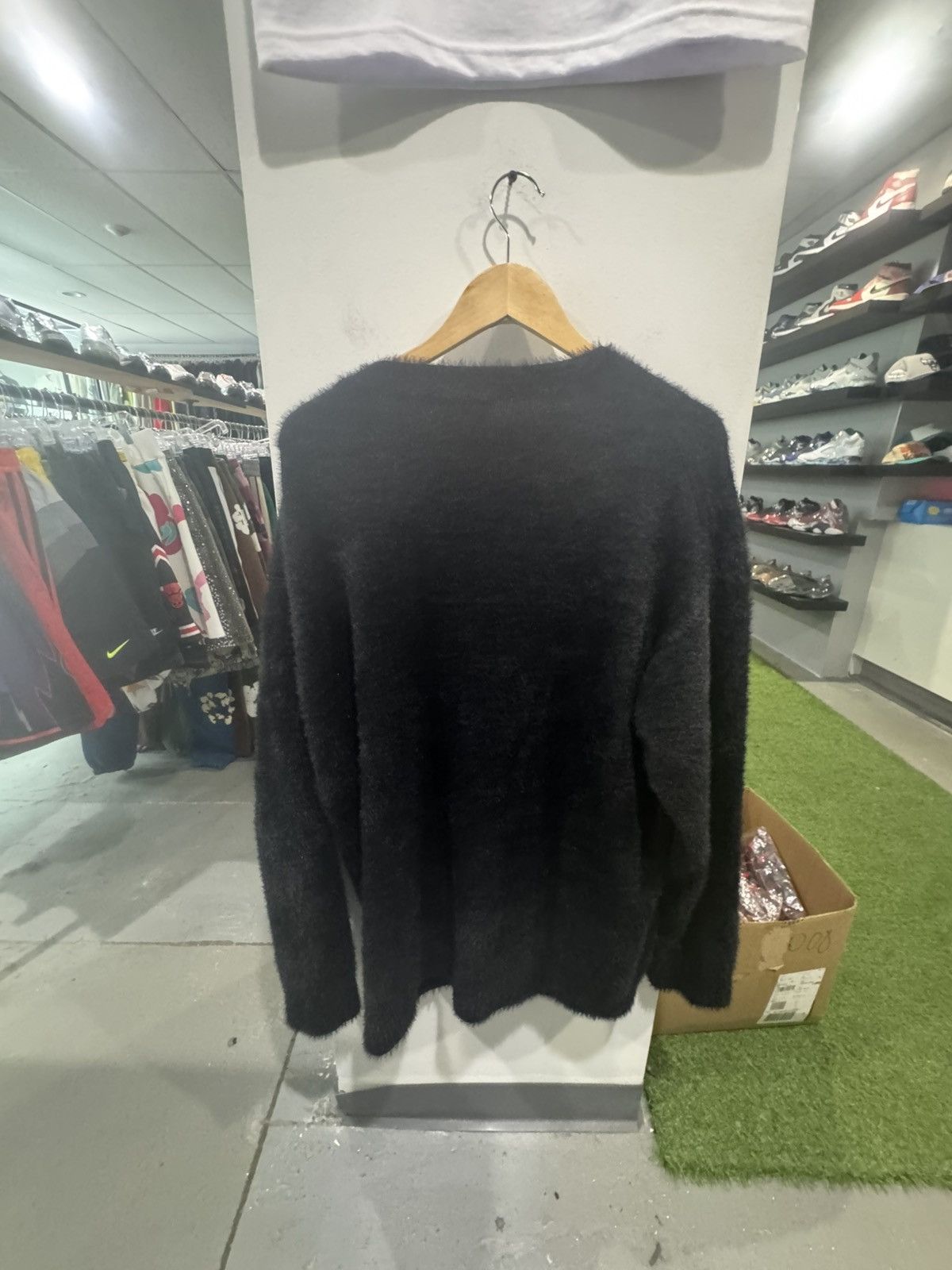 Bape Bape Shaggy Knit Cardigan Navy Size US XL / EU 56 / 4 - 3 Thumbnail