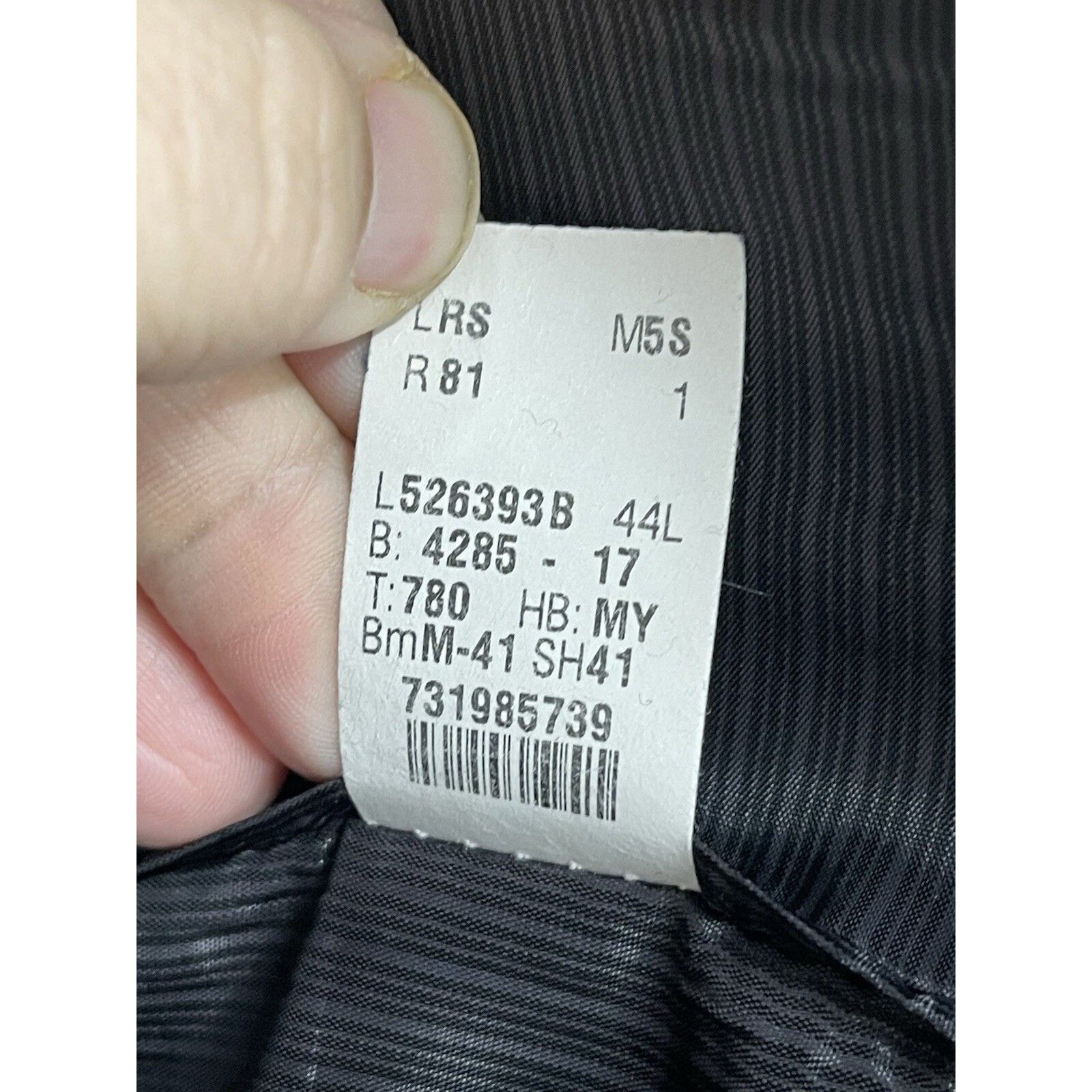 Calvin Klein Calvin Klein Gray Slim Fit Notch Lapel Wool Suit Jacket Size Size 44R - 9 Thumbnail