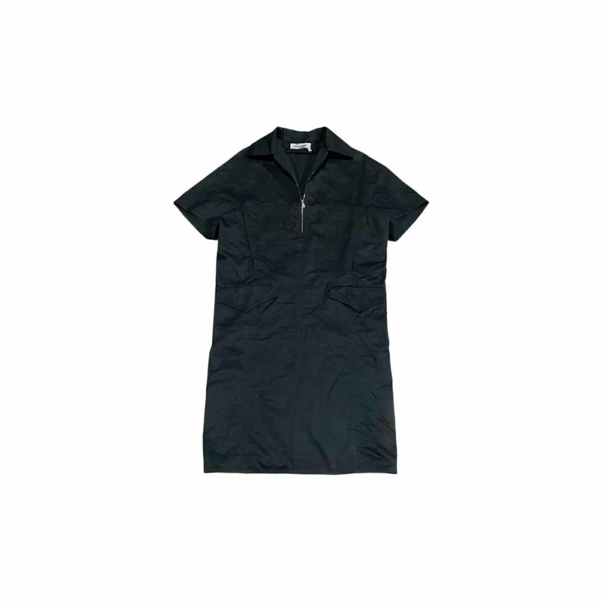 Designer × Yves Saint Laurent 🔥Rare Yves Saint Laurent Dress Open Breast Collared Zippered Size XS / US 0-2 / IT 36-38 - 6 Thumbnail