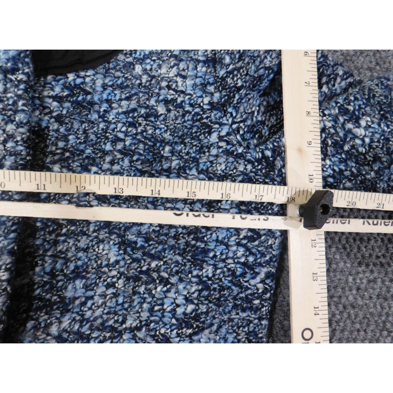 Sandro Sandro Jacket Womens M Blue Snap Knit Lining Polyester Mid-Length Business Size M / US 6-8 / IT 42-44 - 6 Thumbnail