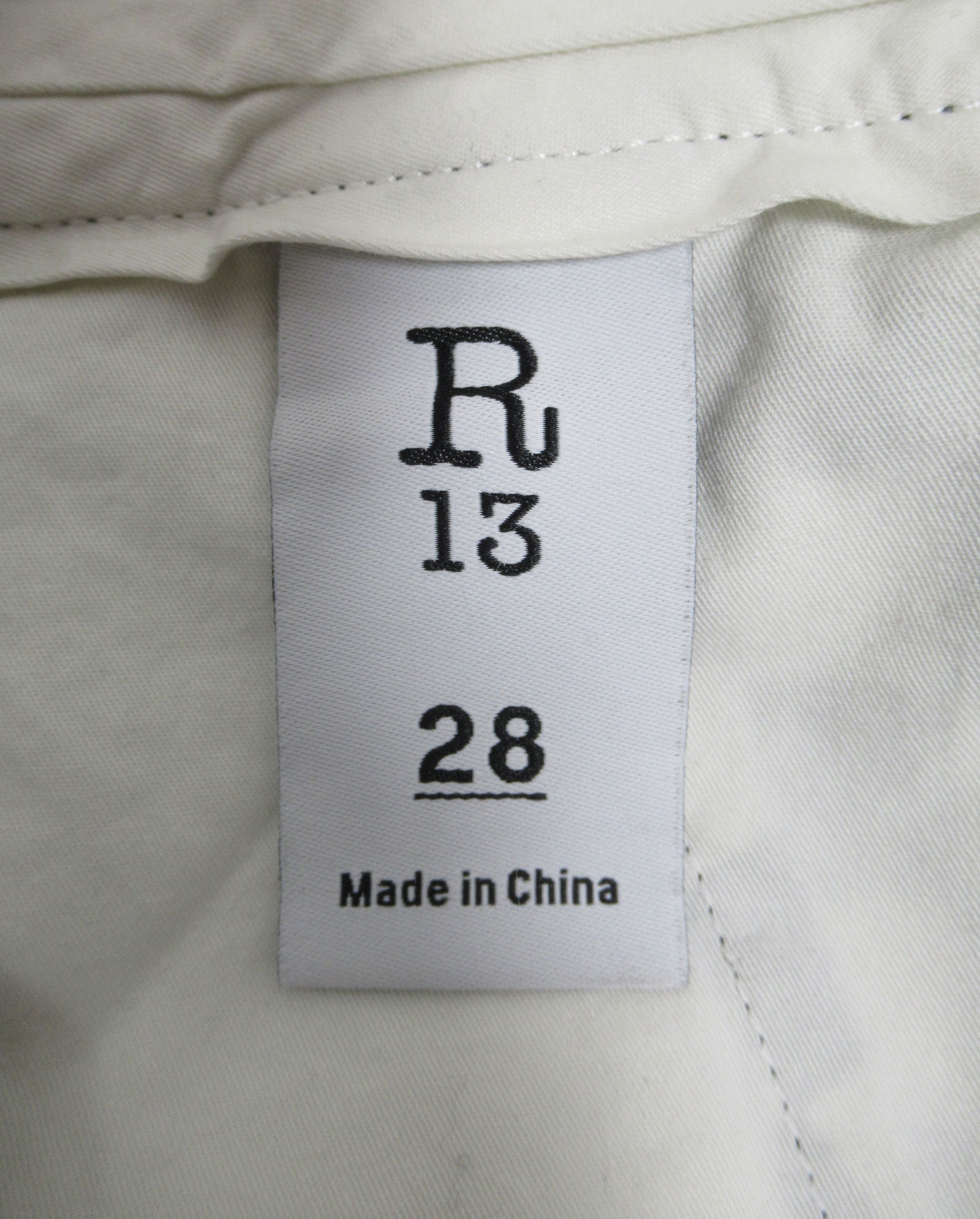 R13 R13 Slouch Pant Black White Checker R13W5008-R115B Size M Size 32" / US 10 / IT 46 - 9 Thumbnail