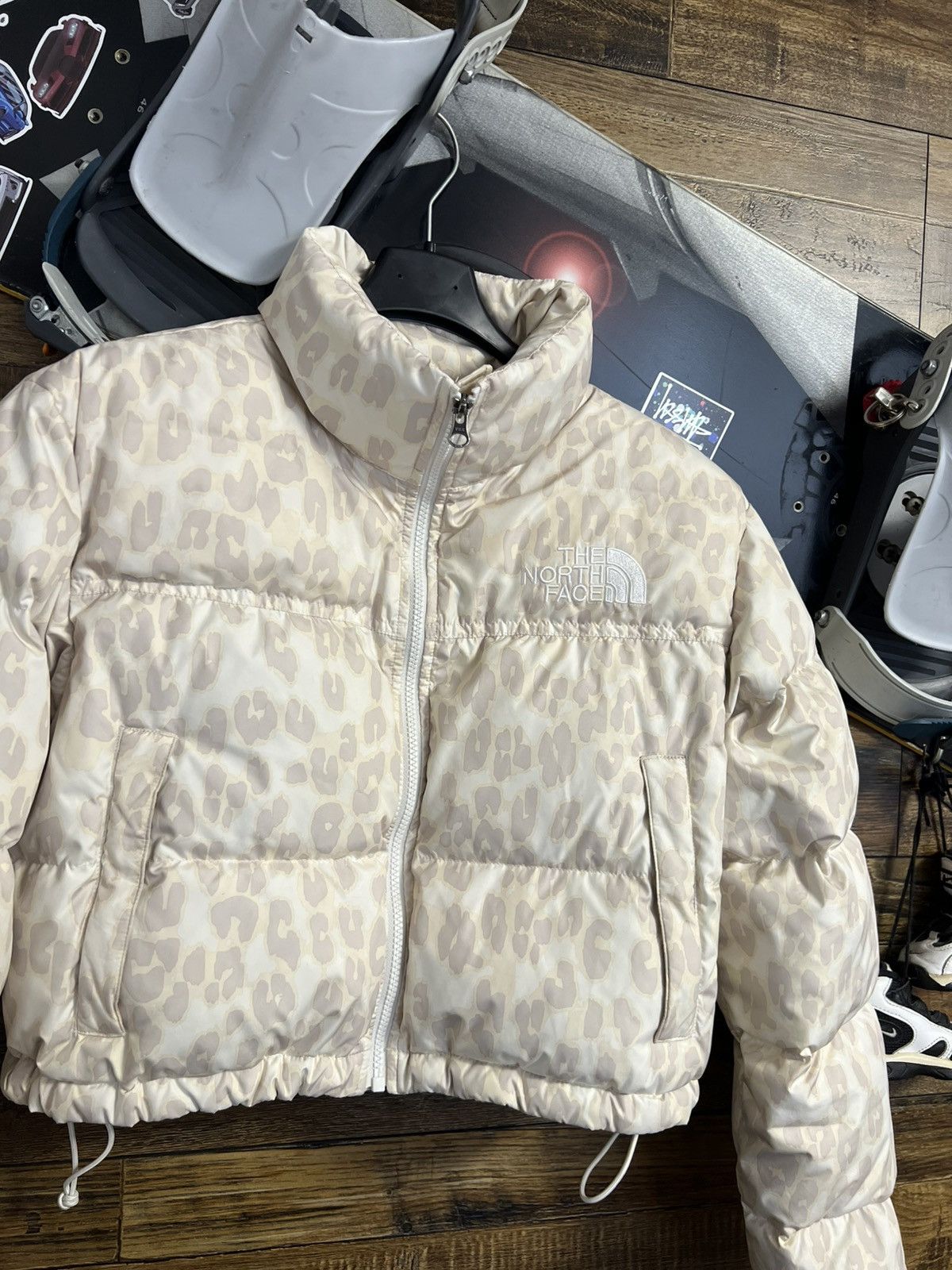 The North Face THE NORTH FACE Print Nuptse Women’s Leopard Down Jacket Size S / US 4 / IT 40 - 10 Thumbnail