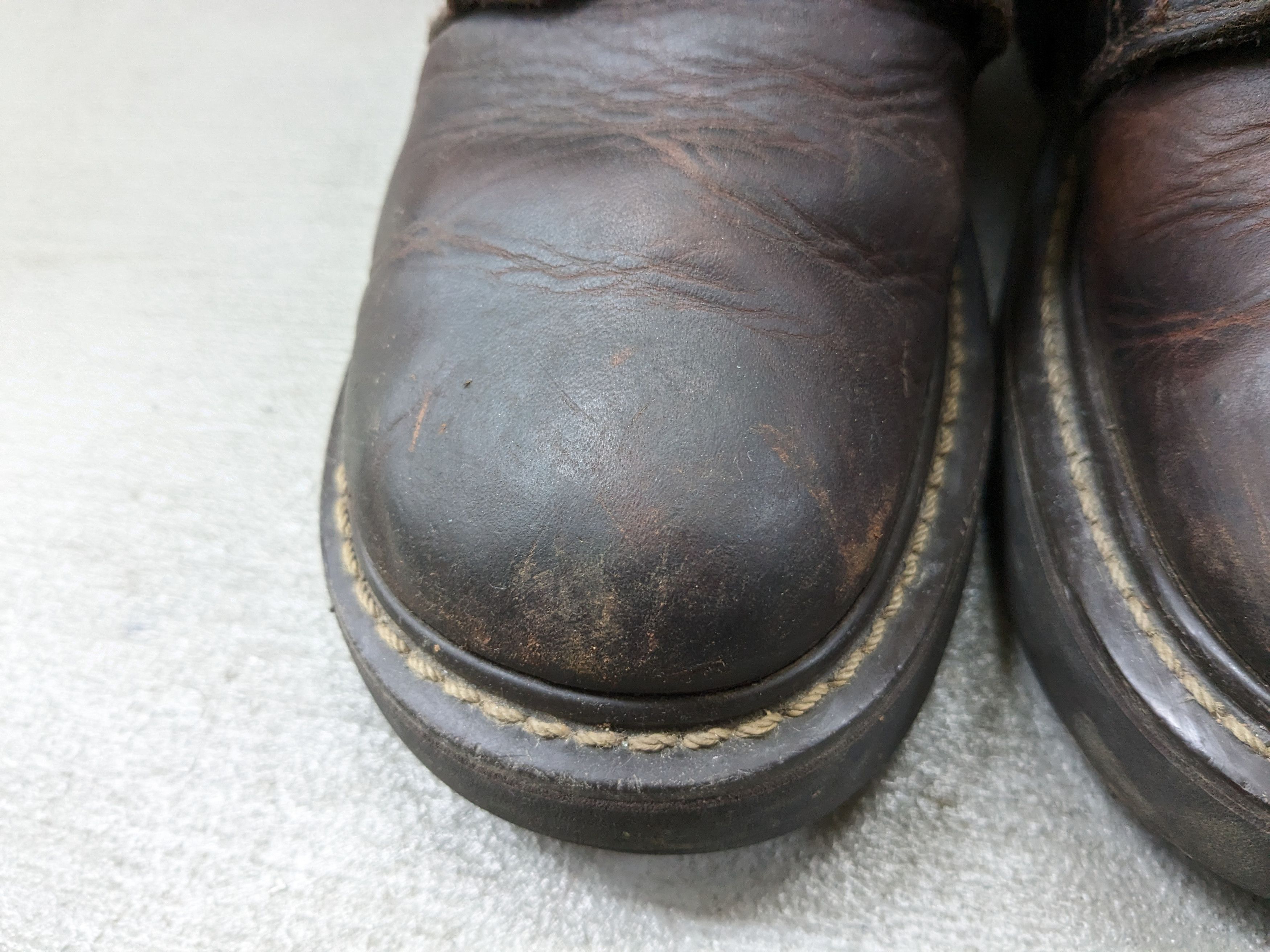 Genuine Leather American Eagle Boots Brown 7.5 Leather Chunky Rubber Y2K Size US 7.5 / EU 40-41 - 5 Thumbnail