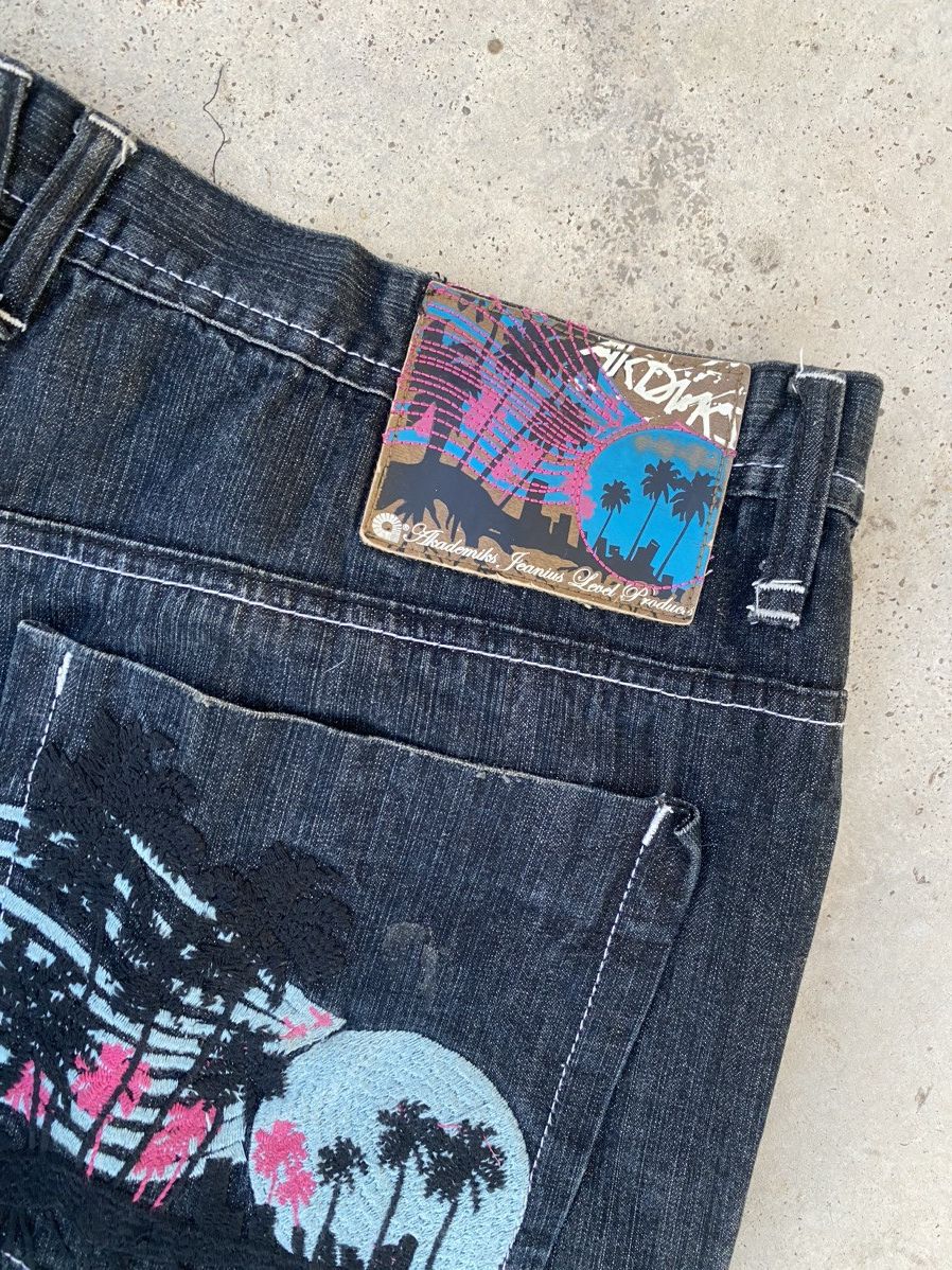 Akademiks 2000s Akademiks Baggy y2k Jnco affliction Jeans Styled Size US 36 / EU 52 - 5 Thumbnail