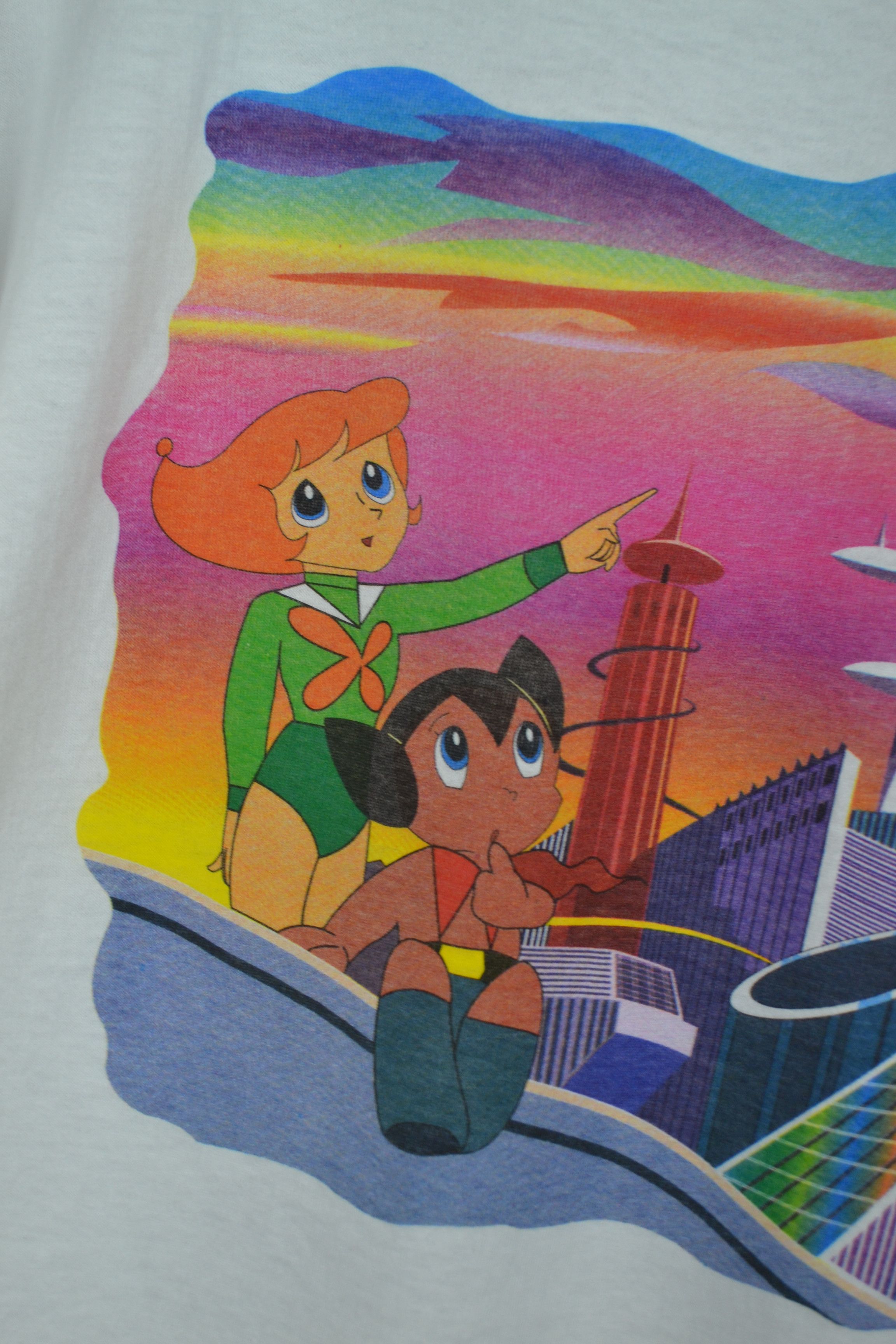 Anime Jetter Mars 1996 Vintage White XL Lindsay, Sears and Robot Size US XL / EU 56 / 4 - 7 Thumbnail