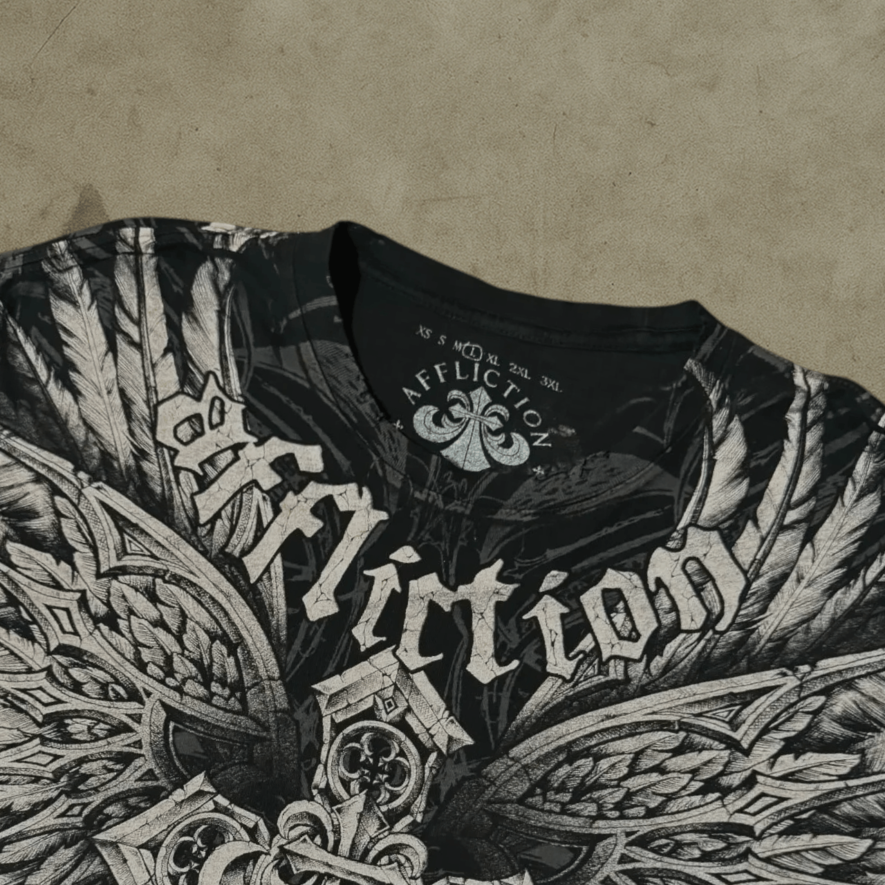 Affliction Vintage Affliction Skull & Wings Graphic Tee Size US M / EU 48-50 / 2 - 3 Thumbnail