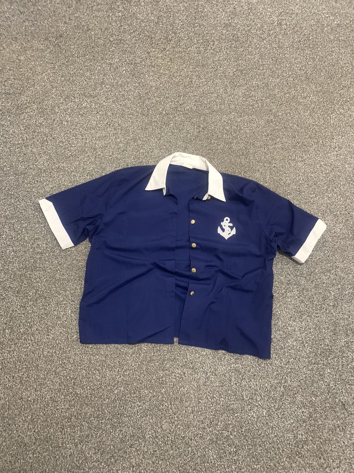 Vintage 80’s Sailor Gold Buttons Shirt Size US M / EU 48-50 / 2 - 1 Thumbnail