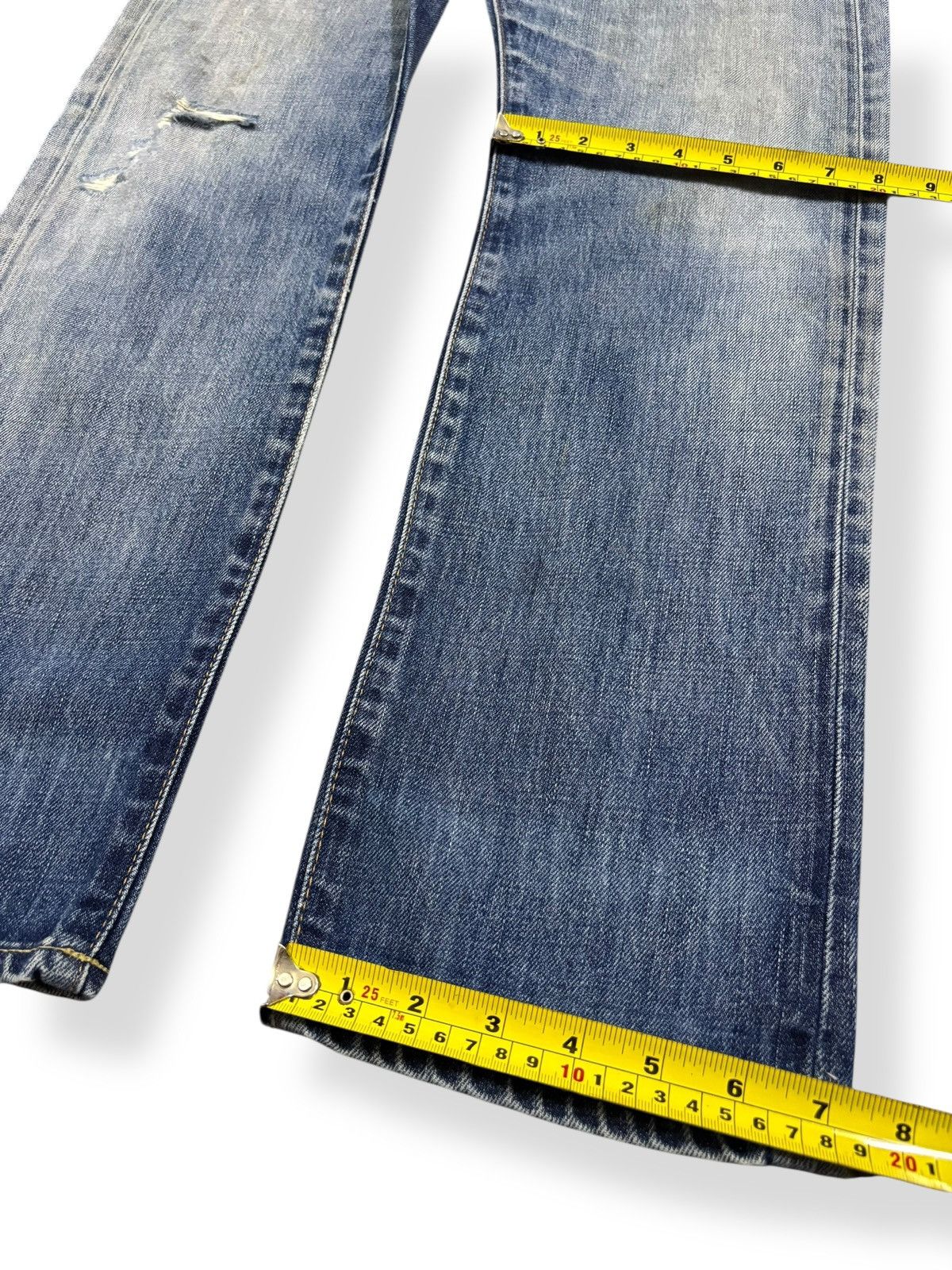 Ralph Lauren Vintage Ralph Lauren Slim Straight Distressed Grunge Jeans Size US 32 / EU 48 - 15 Thumbnail