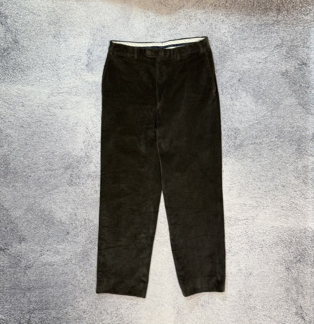 Canali Canali Men Corduroy Chino Pants Made In Italy Size 50 Luxury Size US 34 / EU 50 - 1 Thumbnail