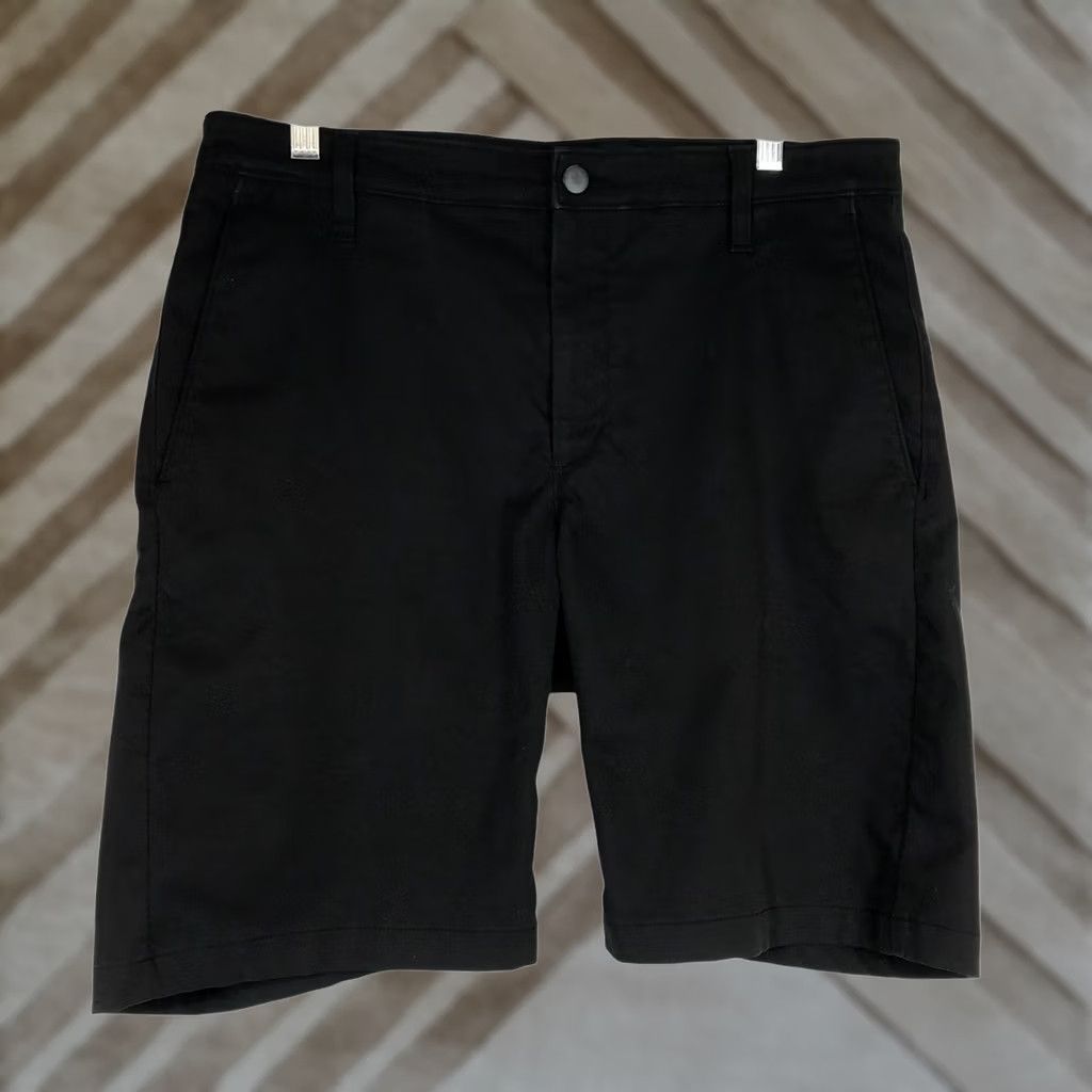 Vintage PROOF BLACK CASUAL SHORTS Mens 33 Polyester Size US 33 - 1 Thumbnail