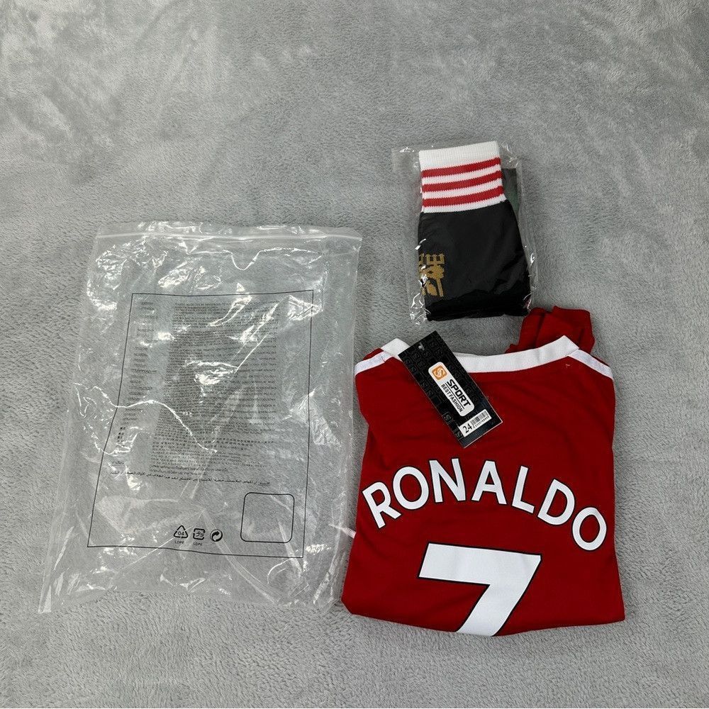 Other Cristiano Ronaldo NWT Kids Soccer Jersey, Shorts & Socks Sz Size US S / EU 44-46 / 1 - 6 Thumbnail