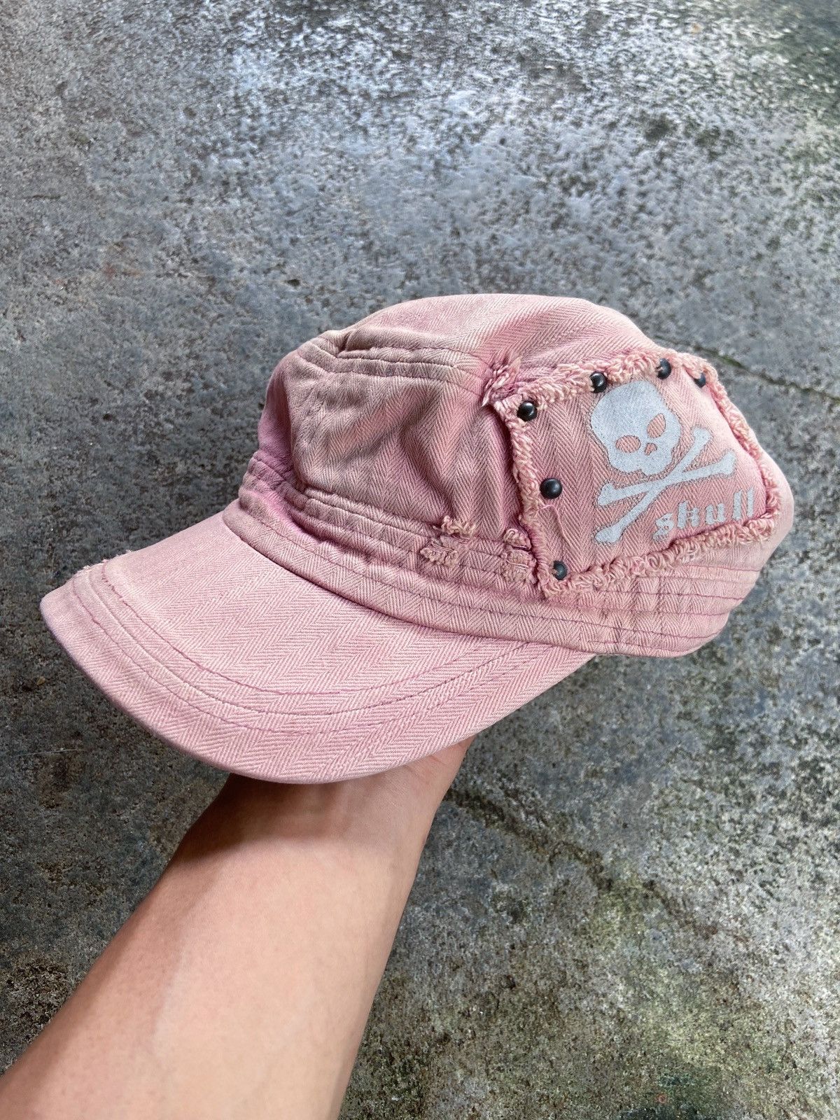 Japanese Brand JAPANESE SKULL DISTRESSED COMMANDO CAPS Size ONE SIZE - 1 Thumbnail