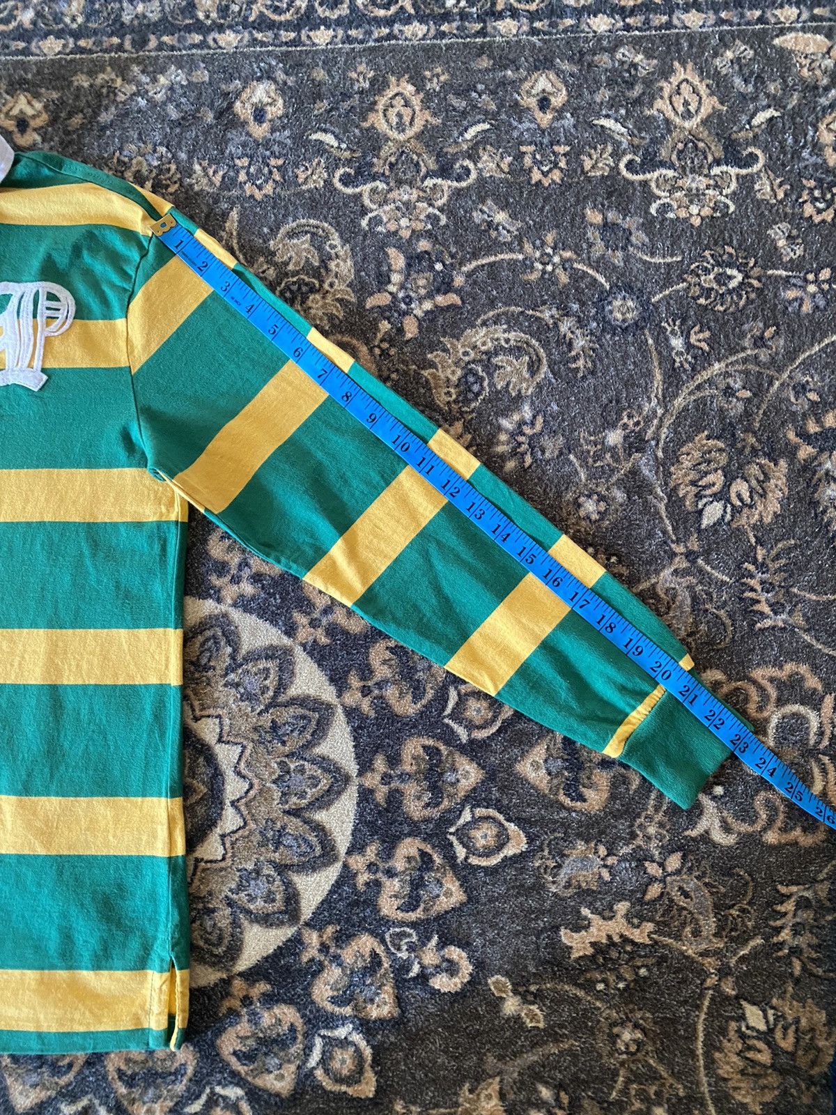 Polo Ralph Lauren 🔥RARE🔥🔥Polo Ralph Lauren Striped Polo Tee Size US S / EU 44-46 / 1 - 9 Thumbnail