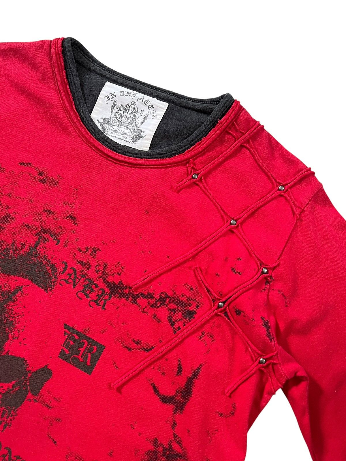 In The Attic Vintage In The Attic Skulls Reconstruct Layered Shirt Size US S / EU 44-46 / 1 - 6 Thumbnail
