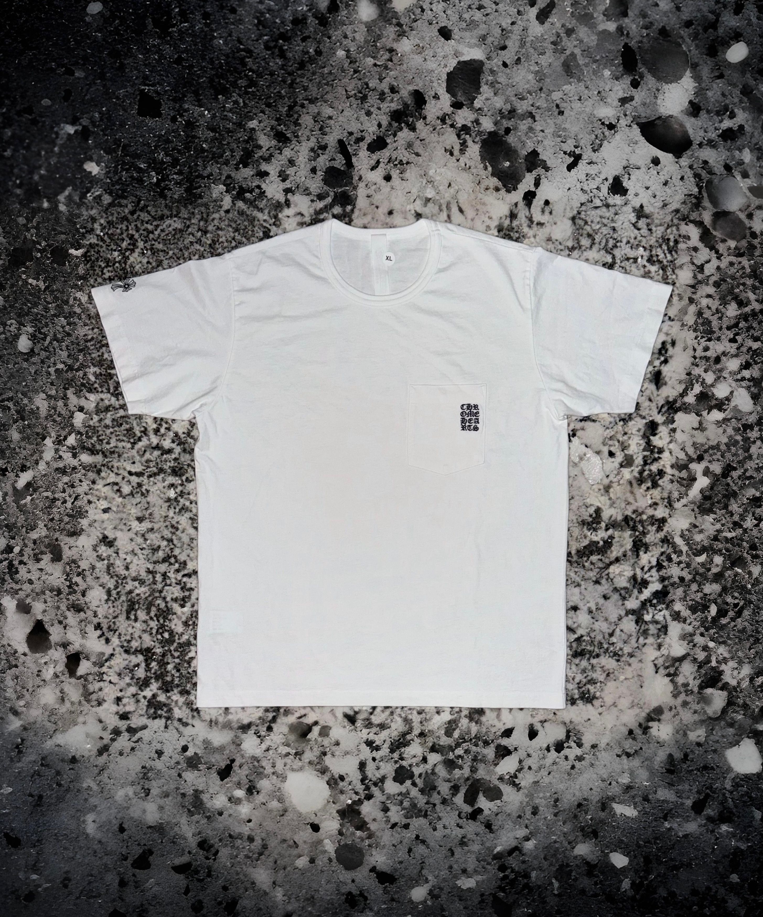 Chrome Hearts Chrome Hearts Embroidered Eye Chart T-Shirt (White) Size US XL / EU 56 / 4 - 1 Thumbnail