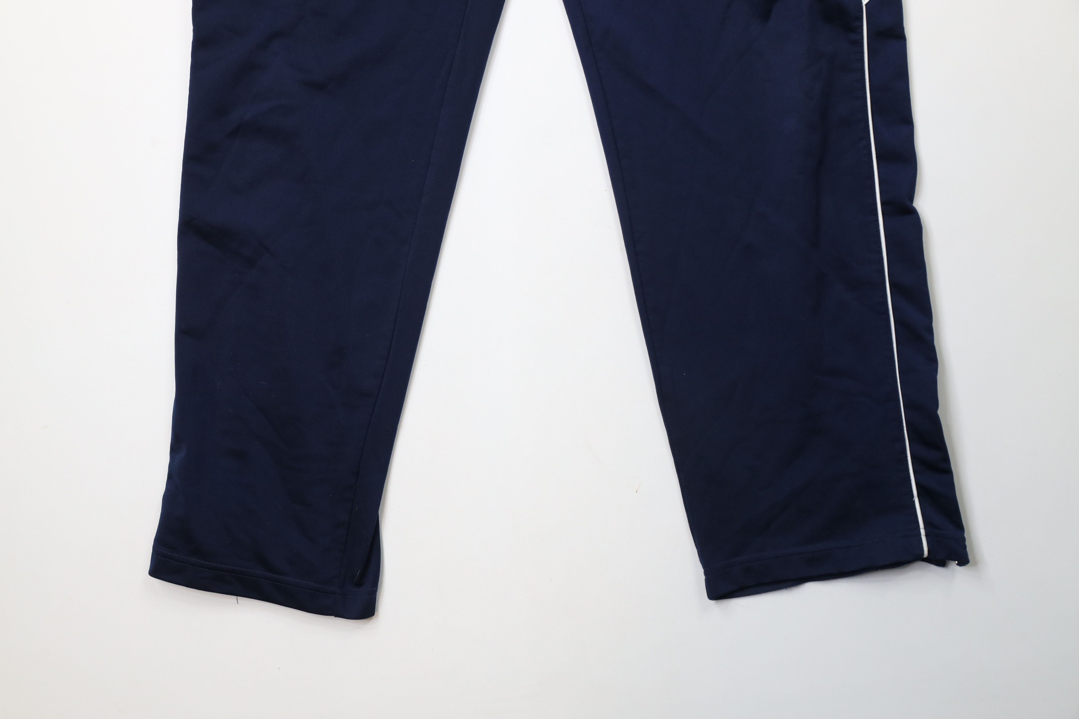 Adidas × Vintage Vintage Y2K 2003 Adidas Striped Wide Leg Sweatpants Blue Size US 34 / EU 50 - 4 Thumbnail