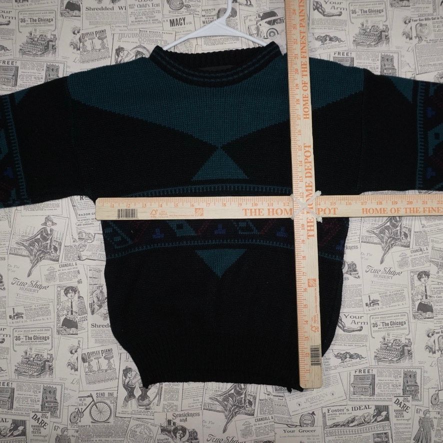 Vintage Medium - Vintage Y2K Michael Gerald 1990s knitted sweater Size US M / EU 48-50 / 2 - 4 Thumbnail